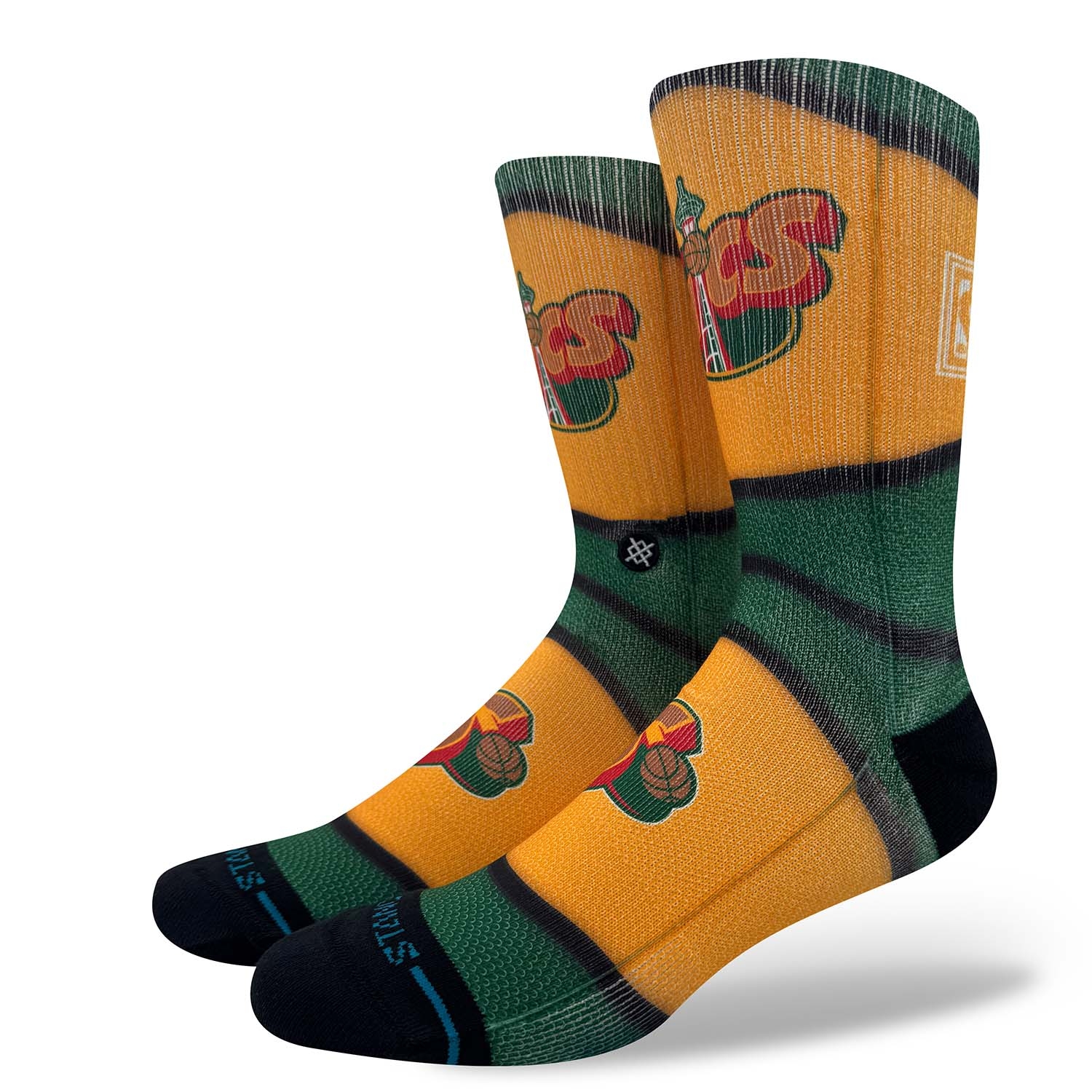 Seattle Supersonics Classic Mini Ball Stance Crew Socks