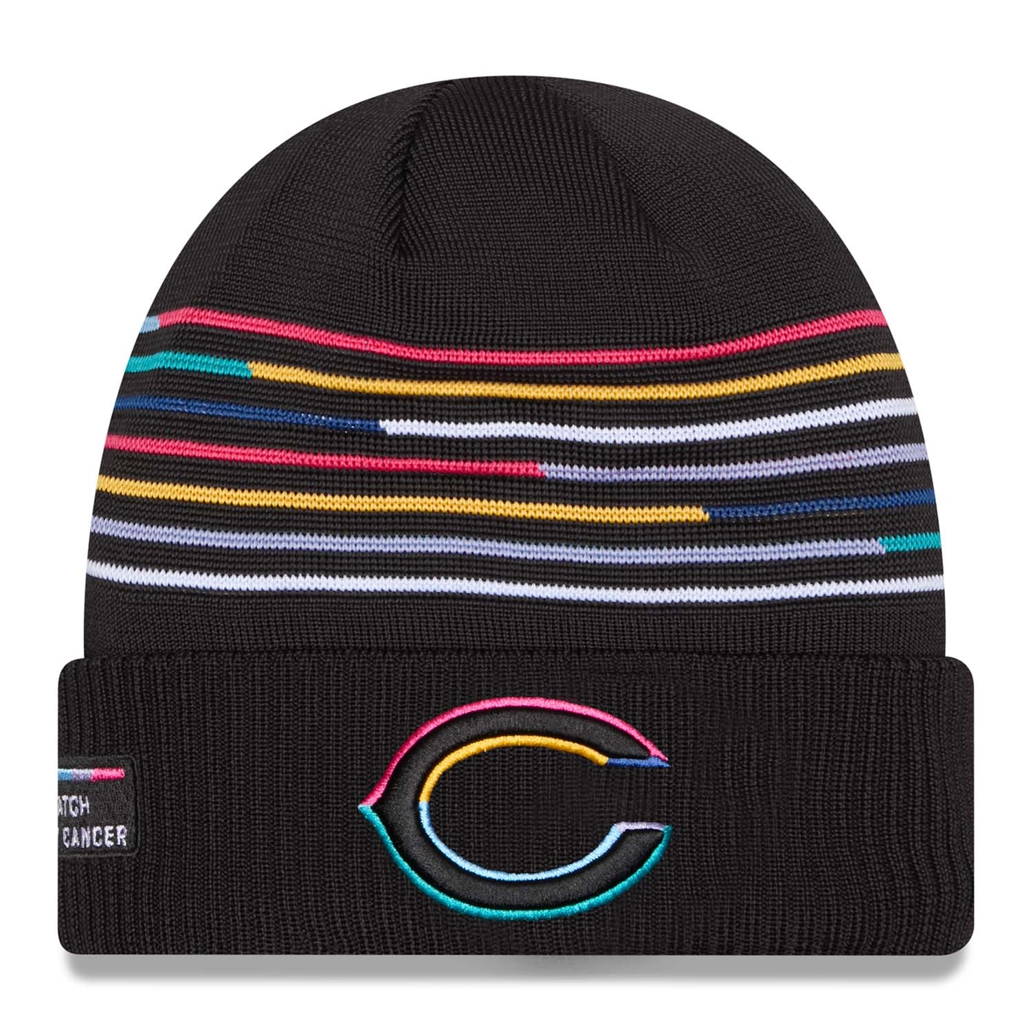 Chicago Bears "C" 2025 NFL Crucial Catch New Era Knit Hat