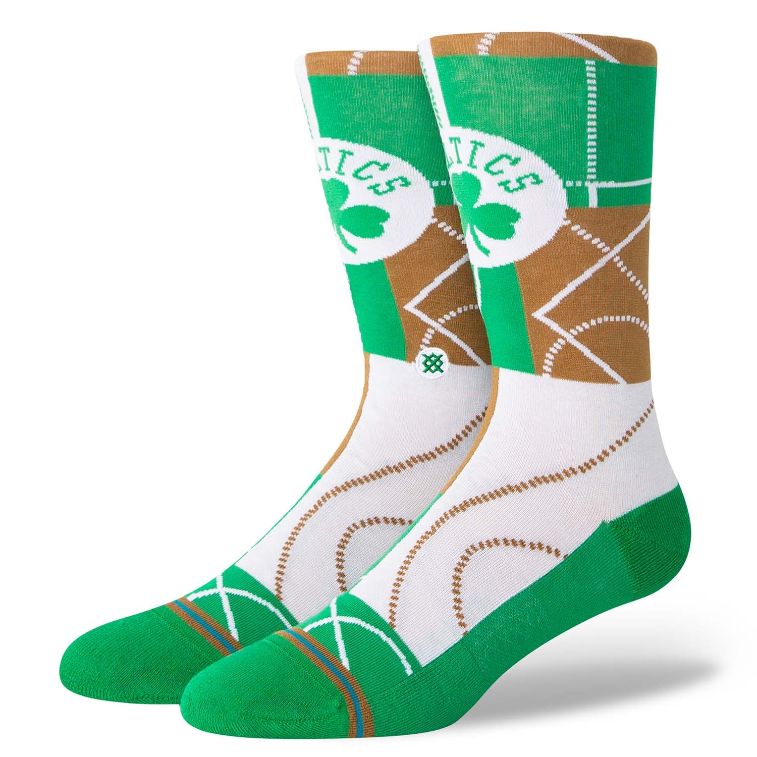 Boston Celtics Zone Stance NBA Crew Socks
