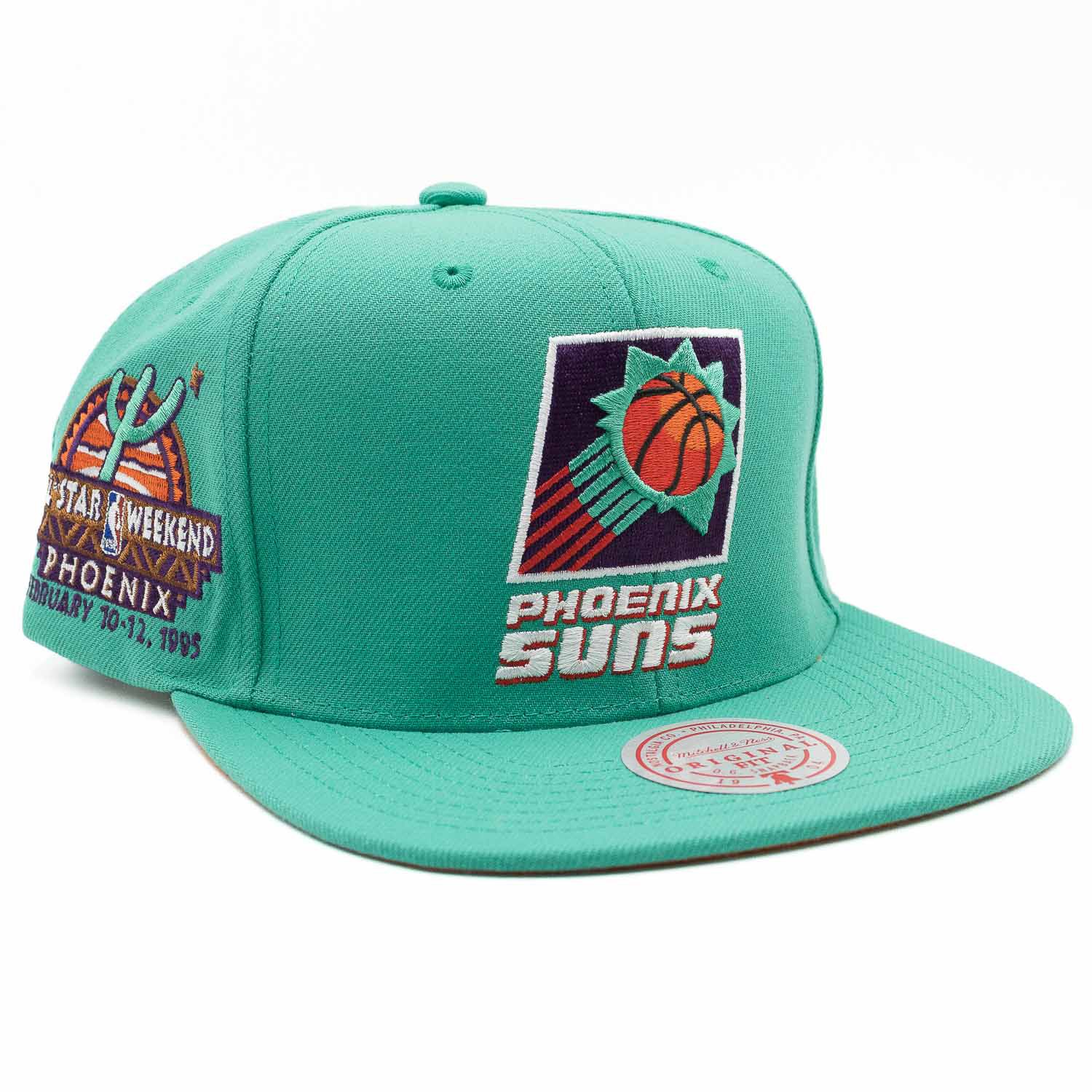 Phoenix Suns Desert Green All-Star Mitchell & Ness Snapback NBA Cap