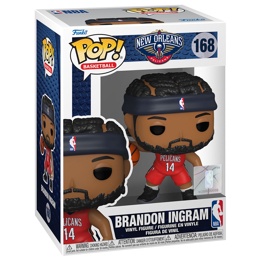 Funko POP! #168 Brandon Ingram New Orleans Pelicans Vinyl NBA Figur