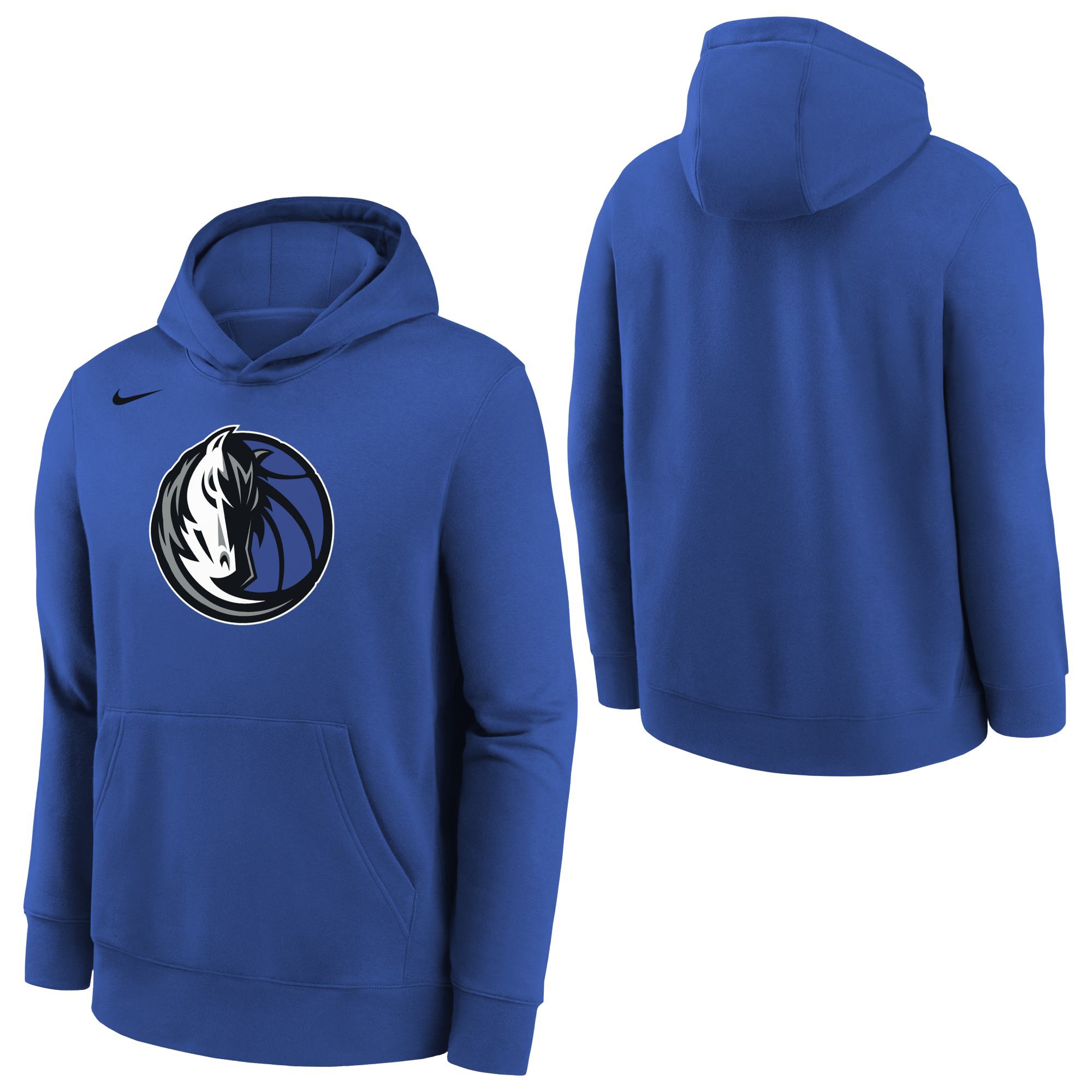 Dallas Mavericks Nike Fleece Essential NBA Hoodie Blau (YOUTH)