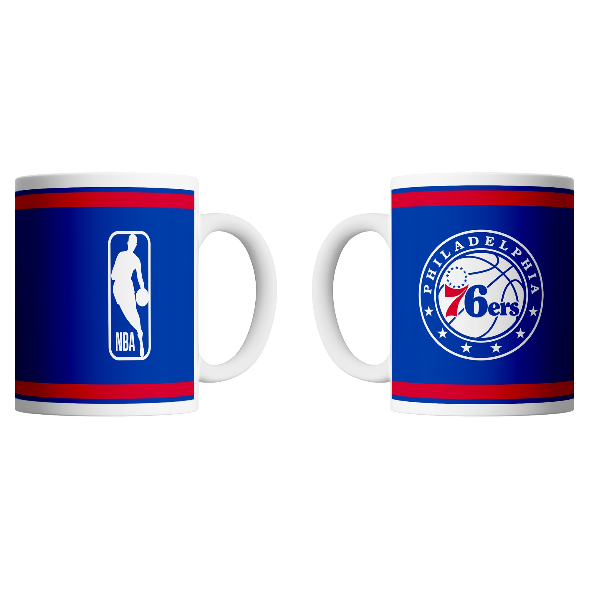 Philadelphia 76ers Logo & Shield NBA Becher (330 ml)