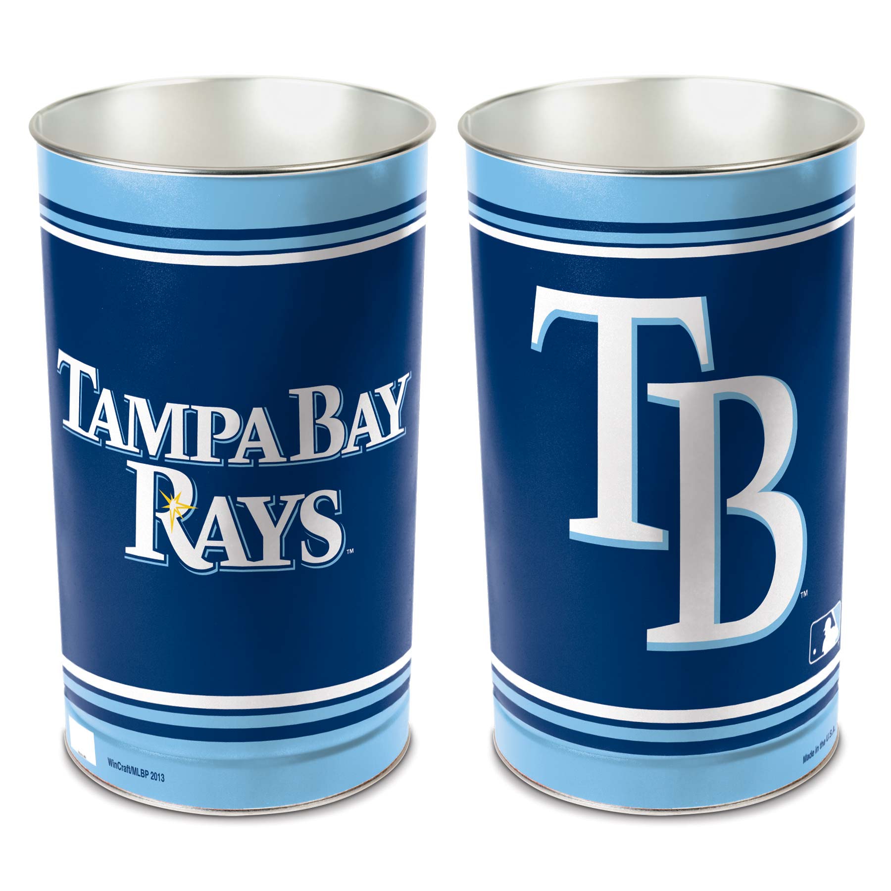 Tampa Bay Rays WinCraft Metall MLB Papierkorb