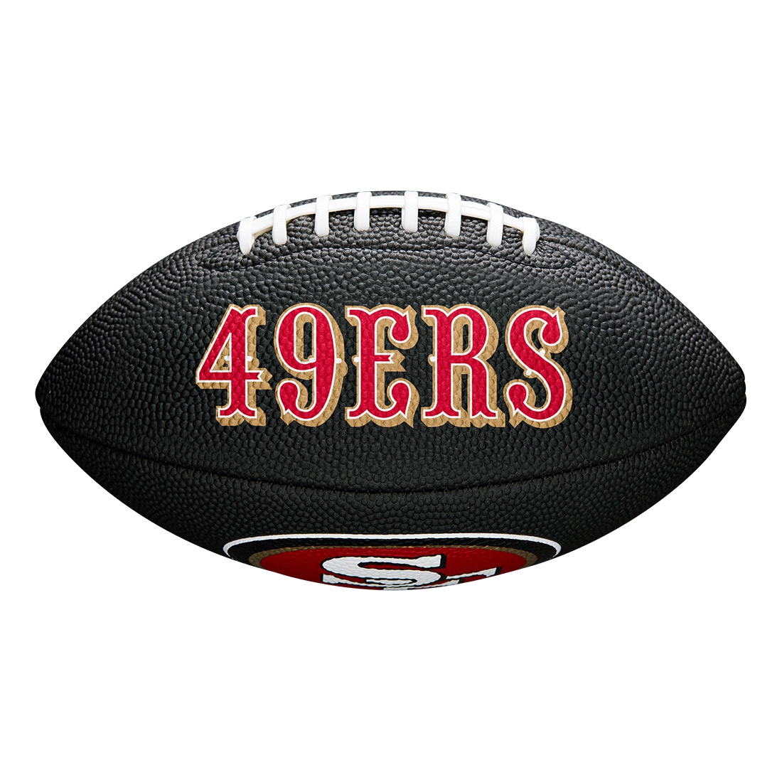 San Francisco 49ers NFL Wilson Mini Football Schwarz