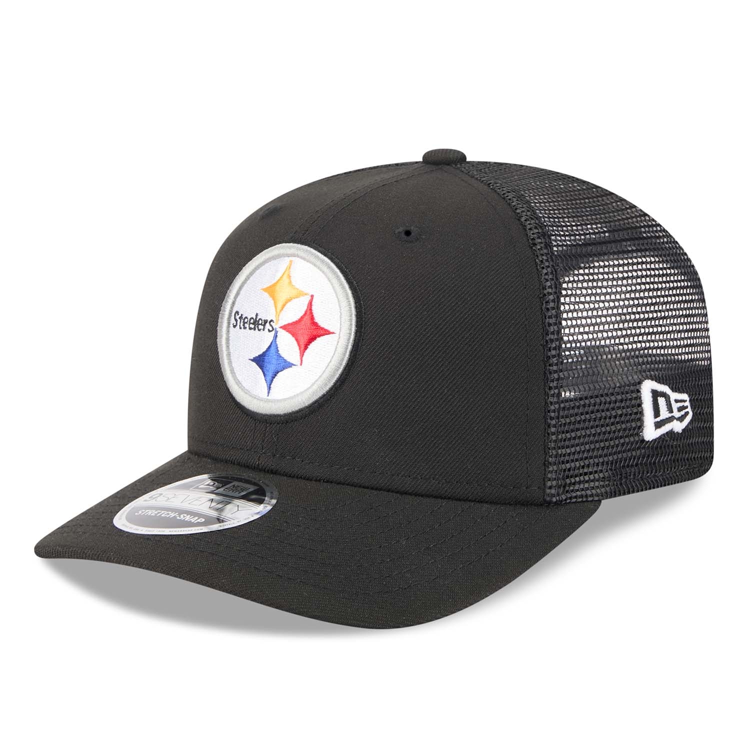 Pittsburgh Steelers New Era Stretch-Snap 9SEVENTY NFL Trucker Cap Schwarz