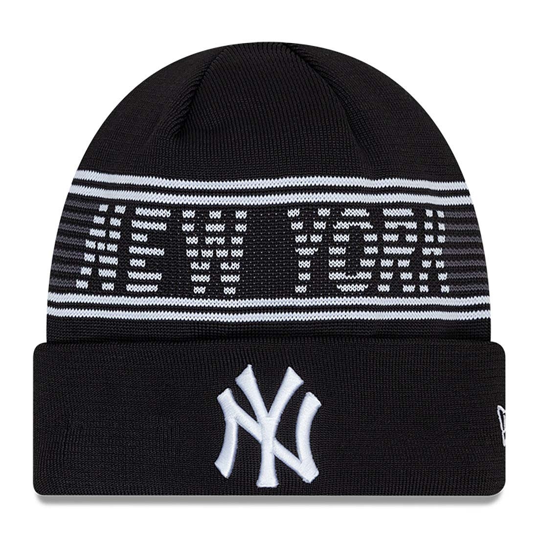 New York Yankees Black Colorway 2024 MLB Clubhouse New Era Beanie Wintermütze
