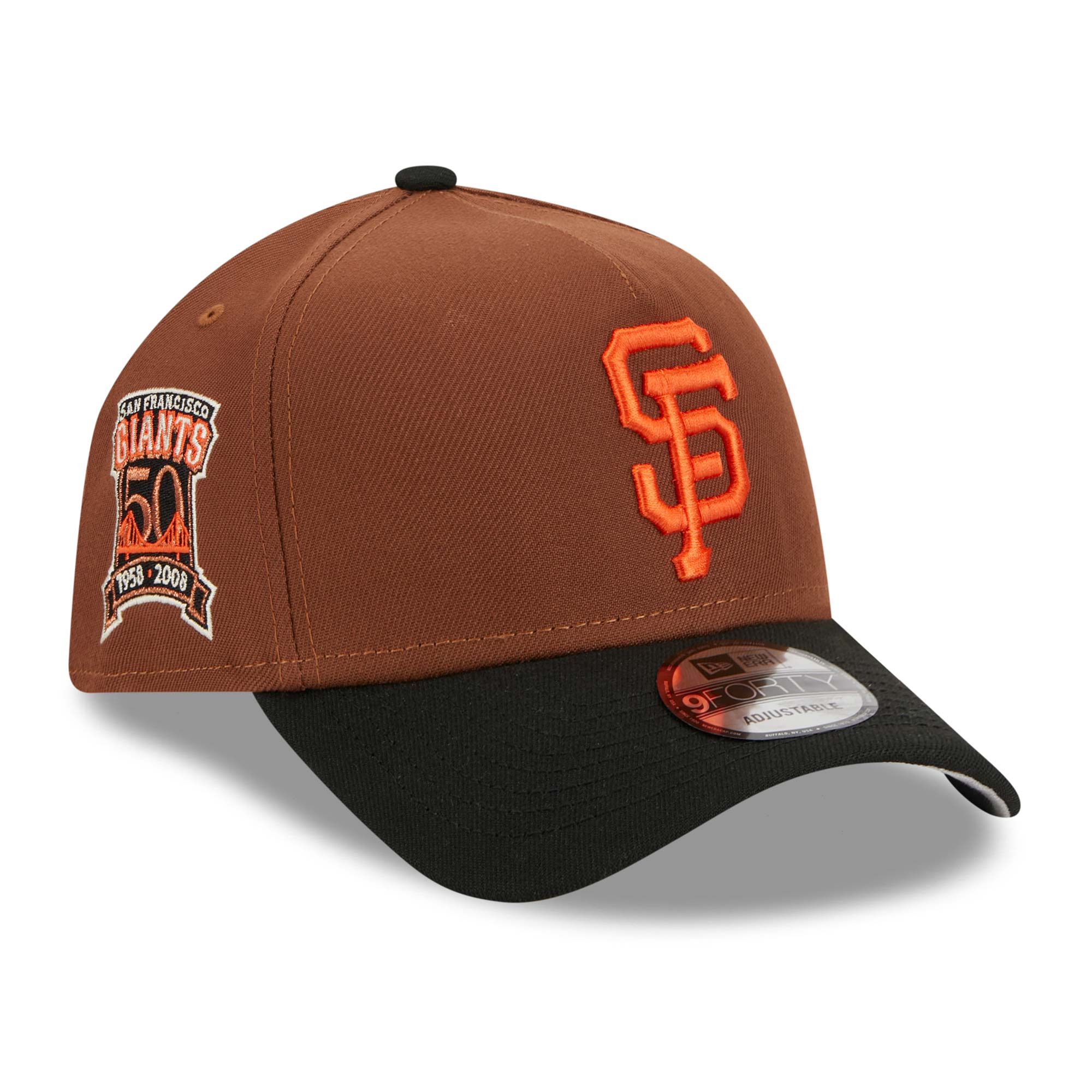 San Francisco Giants Harvest New Era A-Frame Trucker MLB Cap