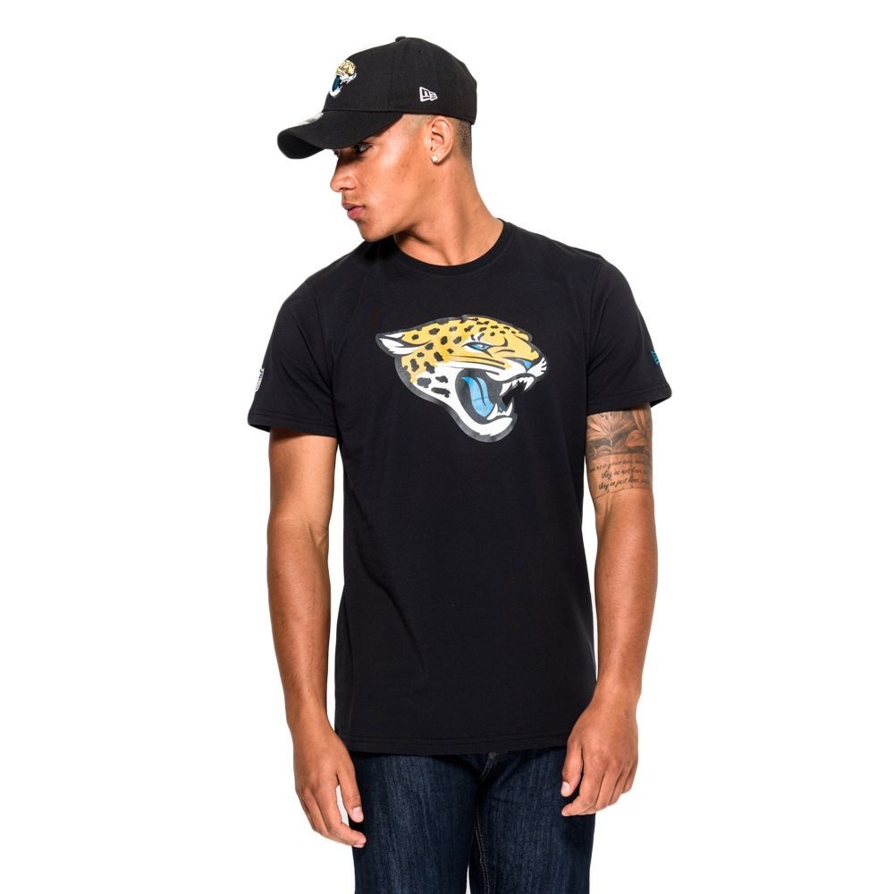 Jacksonville Jaguars Team Logo Football NFL T-Shirt Schwarz