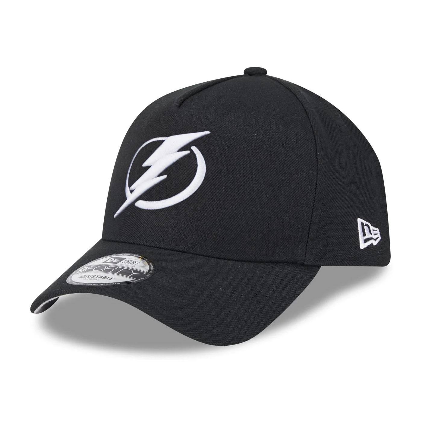 Tampa Bay Lightning New Era 9FORTY A-Frame Trucker NHL Cap Black
