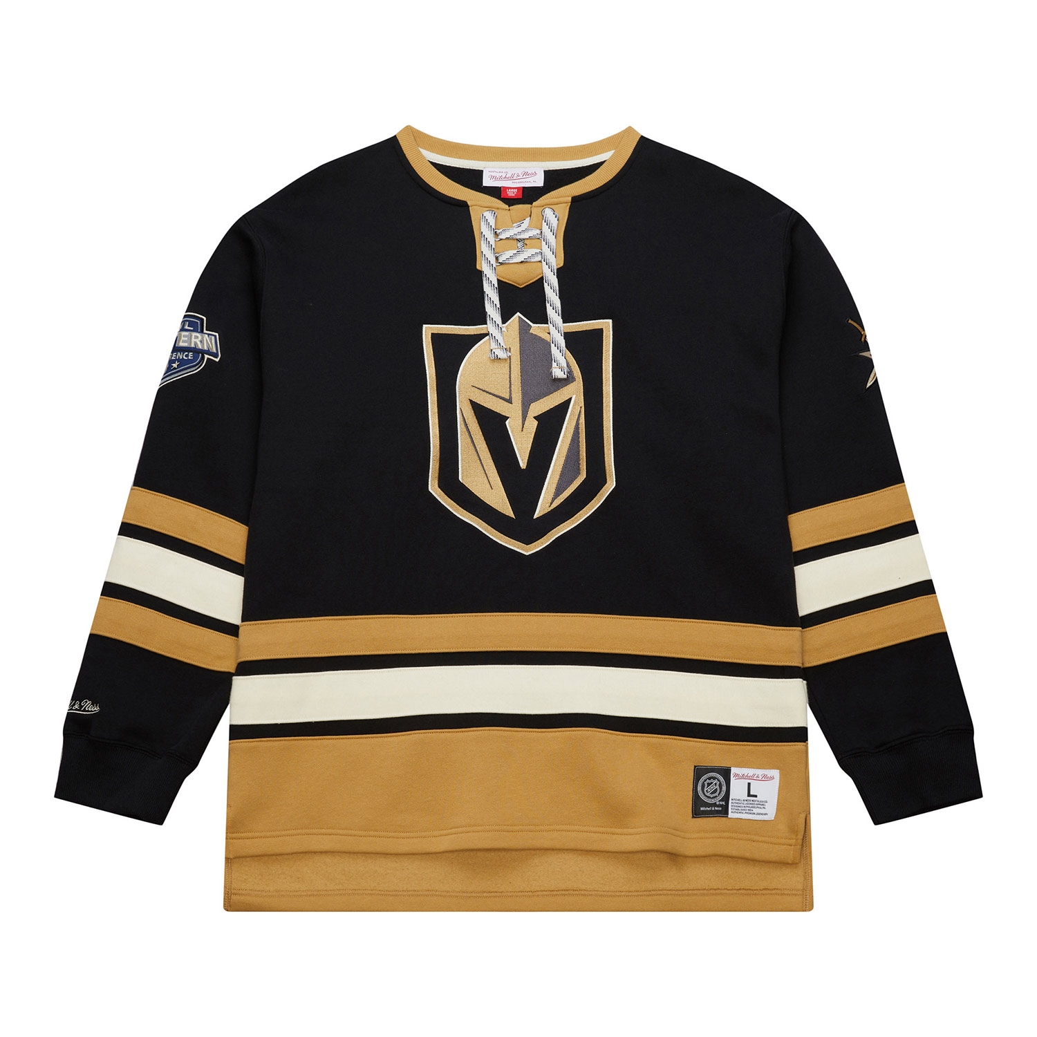 Vegas Golden Knights Mitchell & Ness Heritage NHL Lace-Up Jersey Crew
