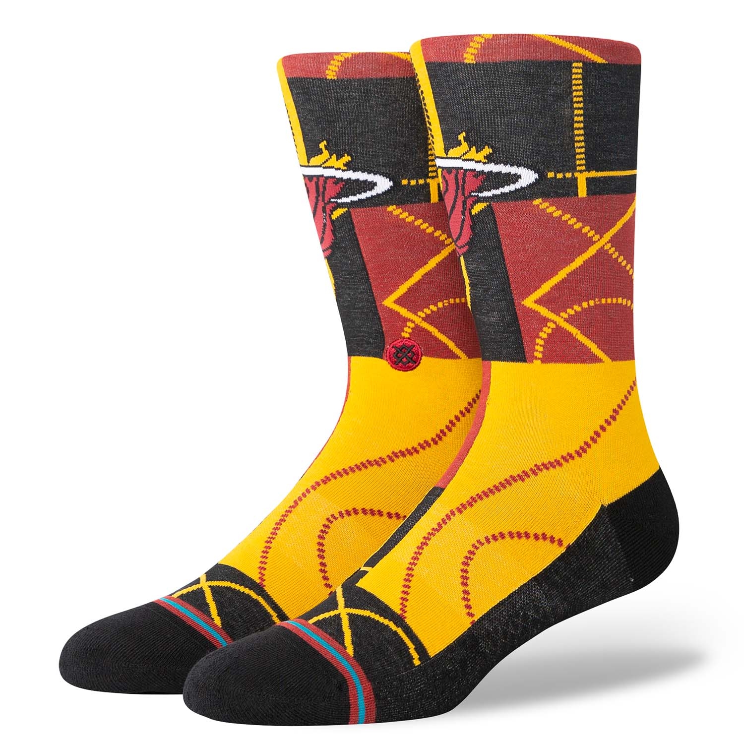 Miami Heat Zone Stance NBA Crew Socken