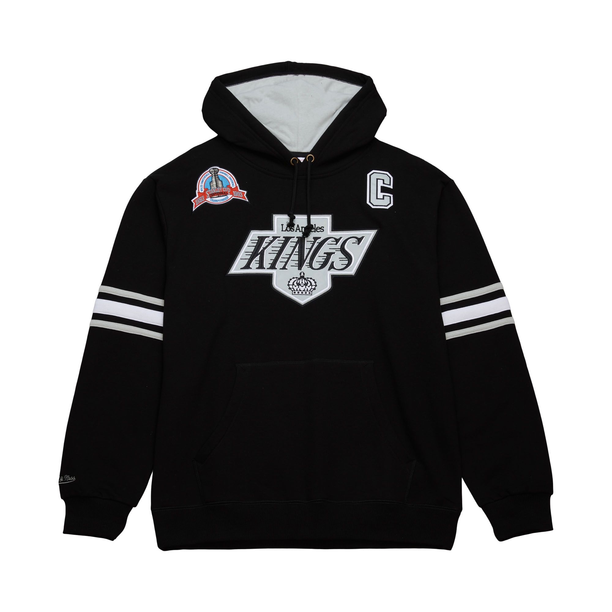 Wayne Gretzky #99 Los Angeles Kings 1992-93 Mitchell & Ness NHL Hoodie Schwarz