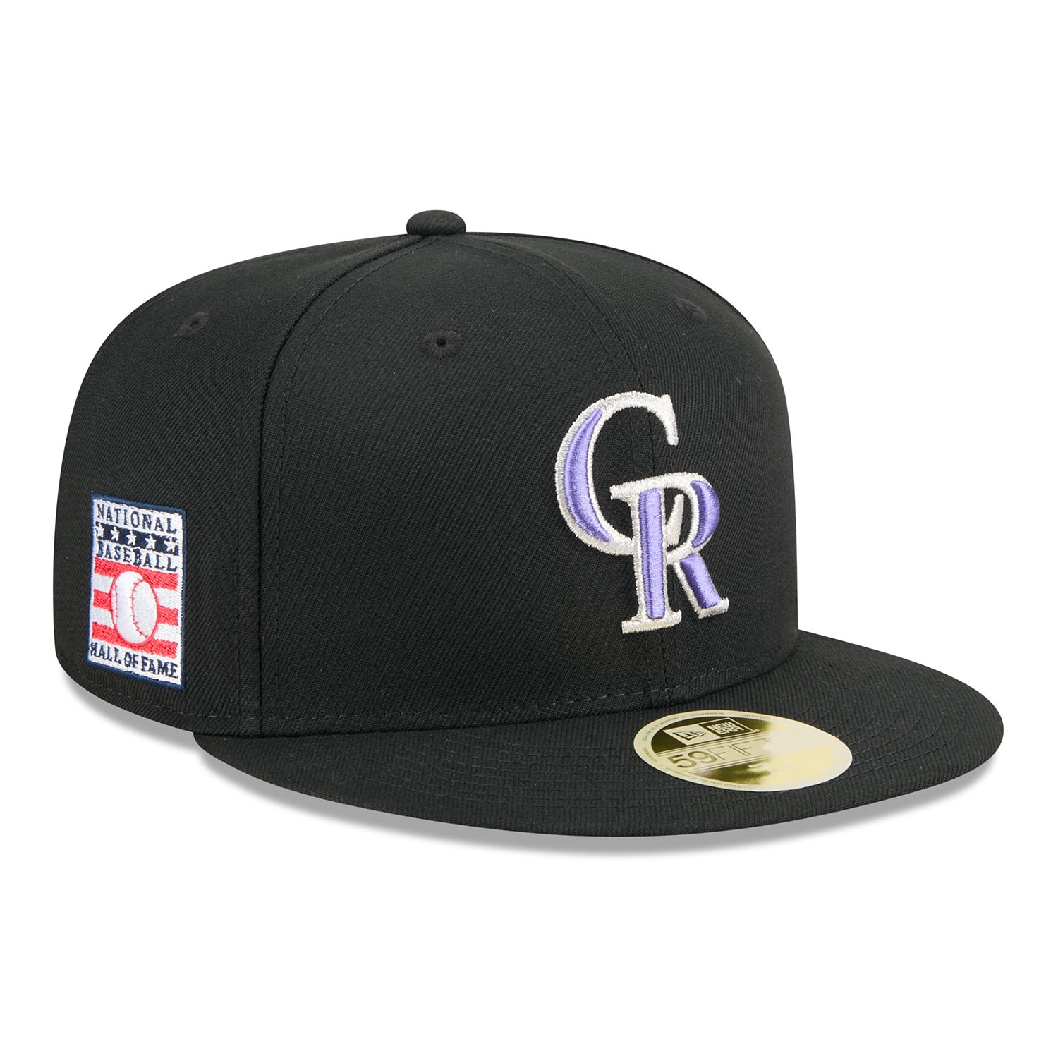 Colorado Rockies 2025 MLB Hall of Fame 59FIFTY Fitted Cap Schwarz