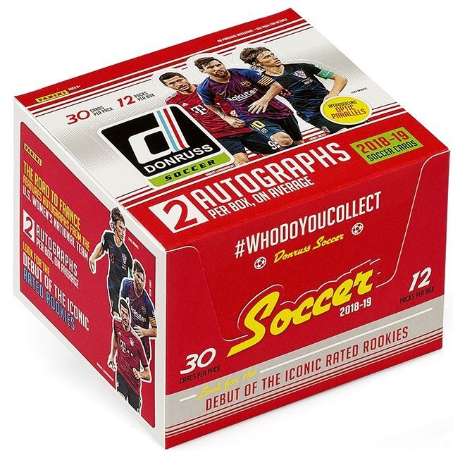 2018/19 Panini Donruss Soccer Hobby Box