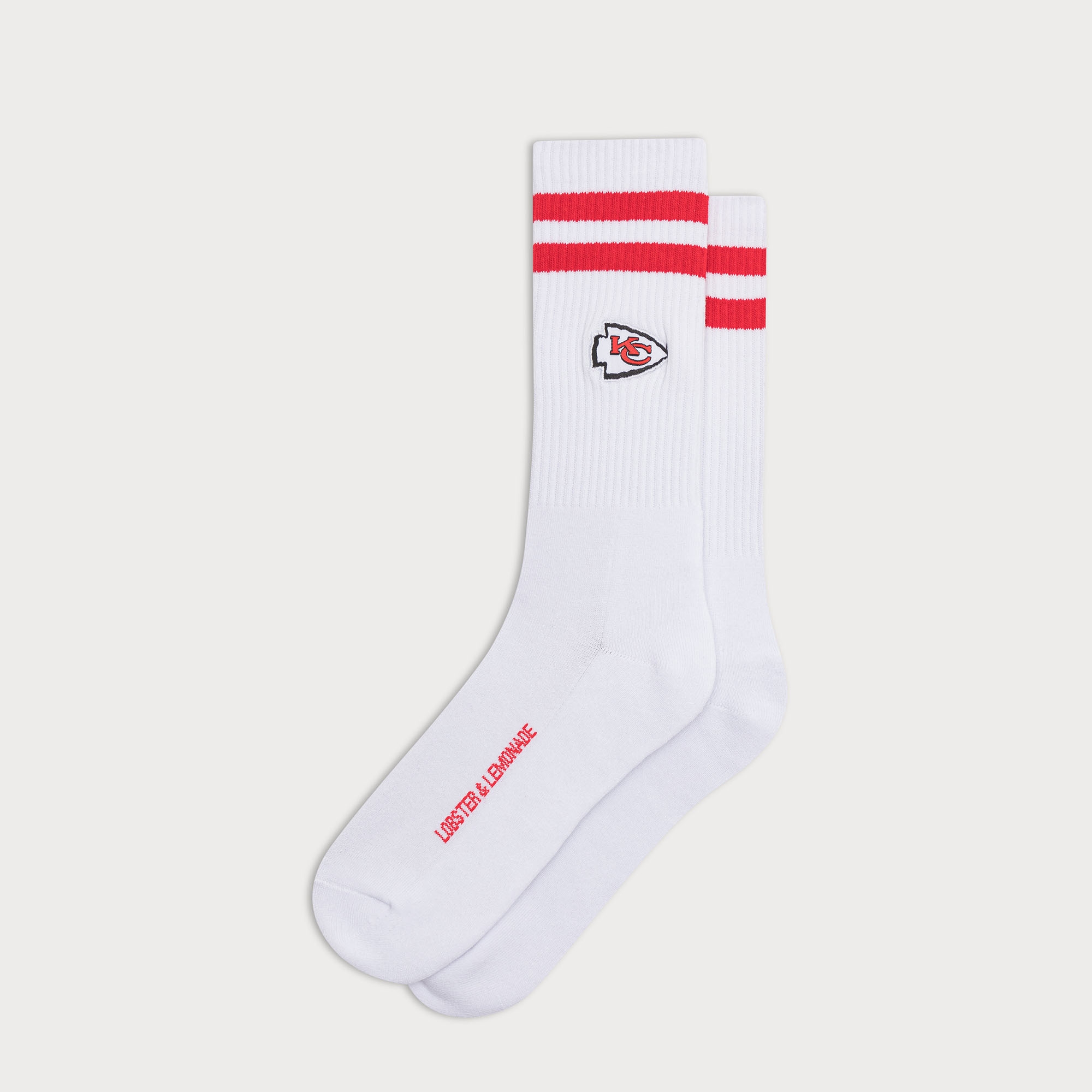Kansas City Chiefs L&L '90 Classics NFL Crew Socken Weiß