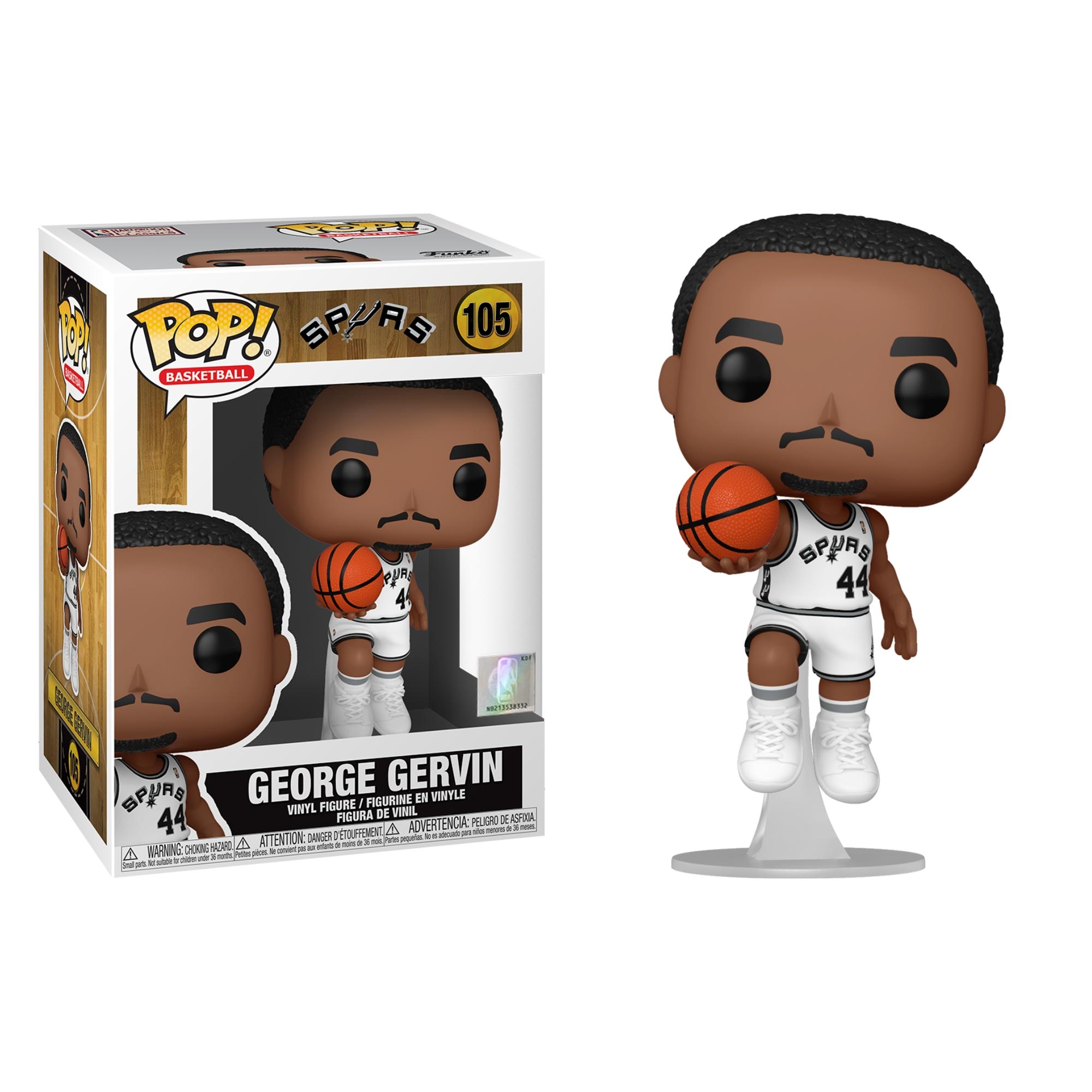 George Gervin San Antonio Spurs #105 Funko POP! Vinyl NBA Figur