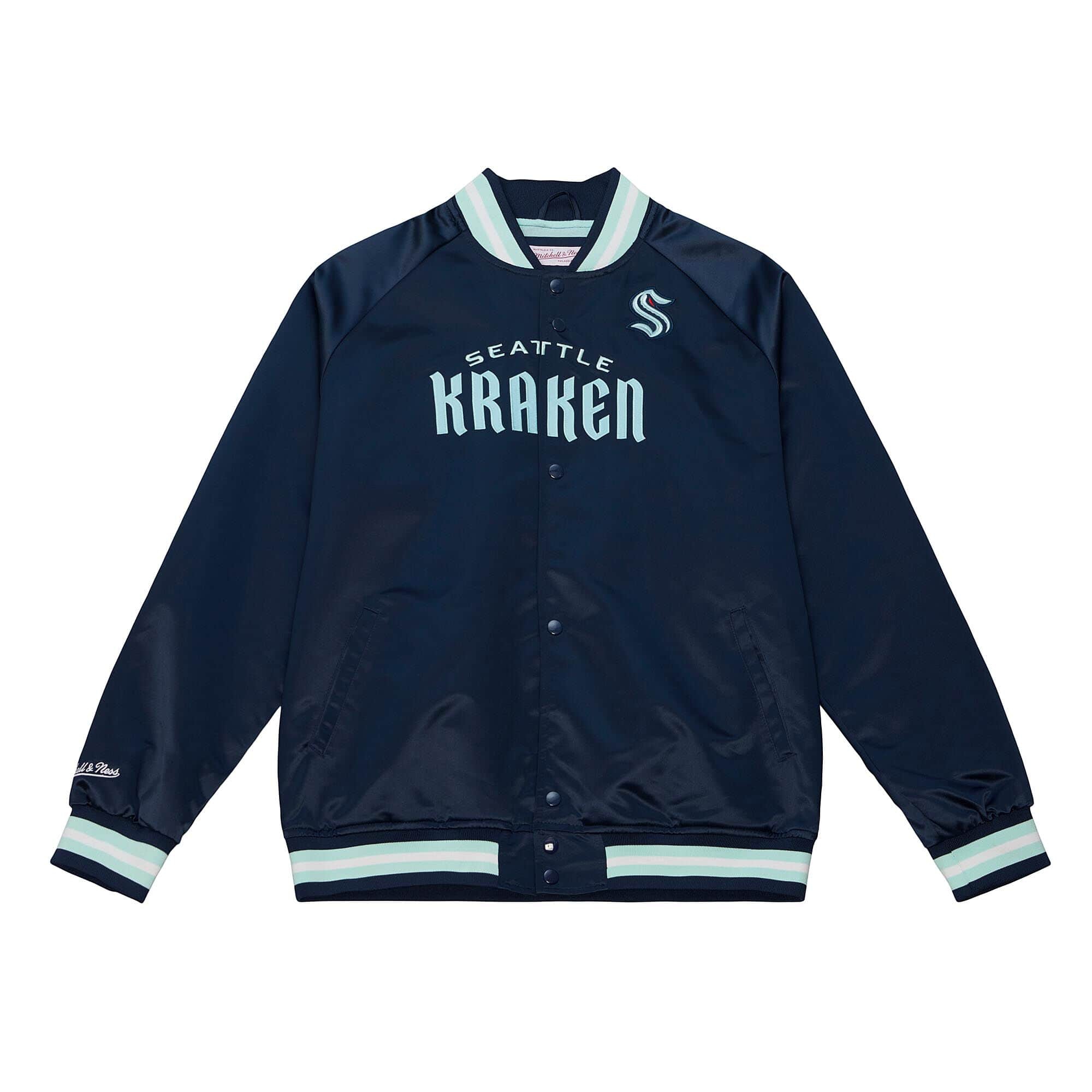 Seattle Kraken Mitchell & Ness Lightweight Satin NHL Jacket