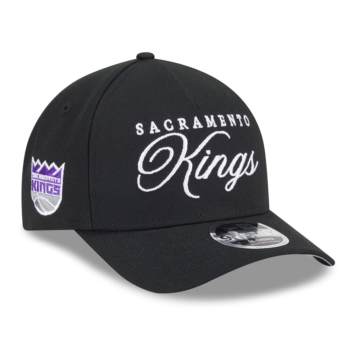 Sacramento Kings 2025 NBA Draft 9FORTY M-Crown A-Frame Snapback Cap Schwarz