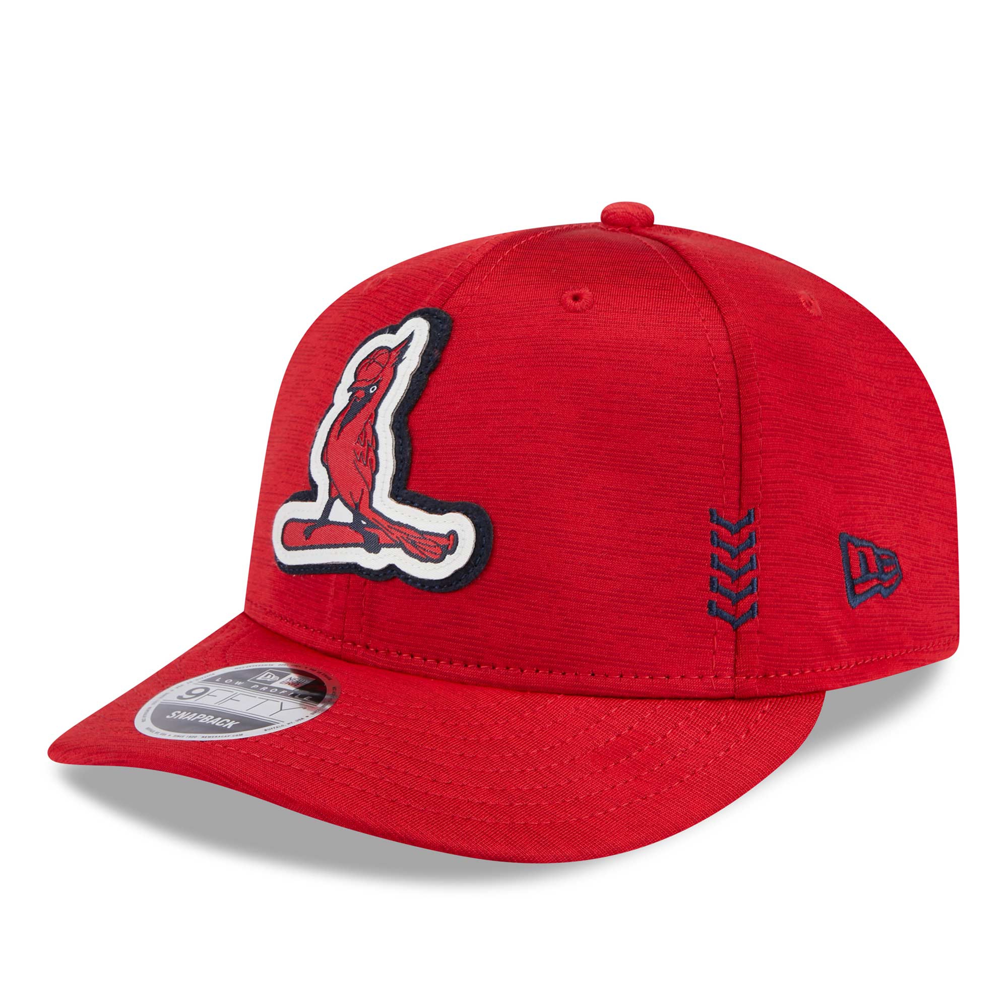 St. Louis Cardinals 2024 MLB Clubhouse New Era Low Profile 9FIFTY Snapback Cap Rot