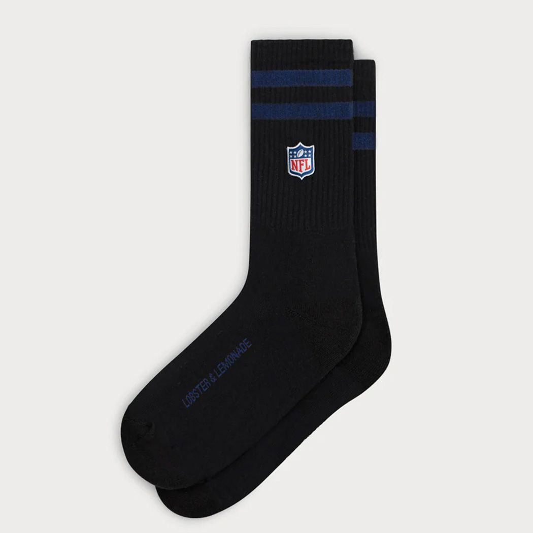 NFL Shield L&L '90 Classics NFL Crew Socken Schwarz