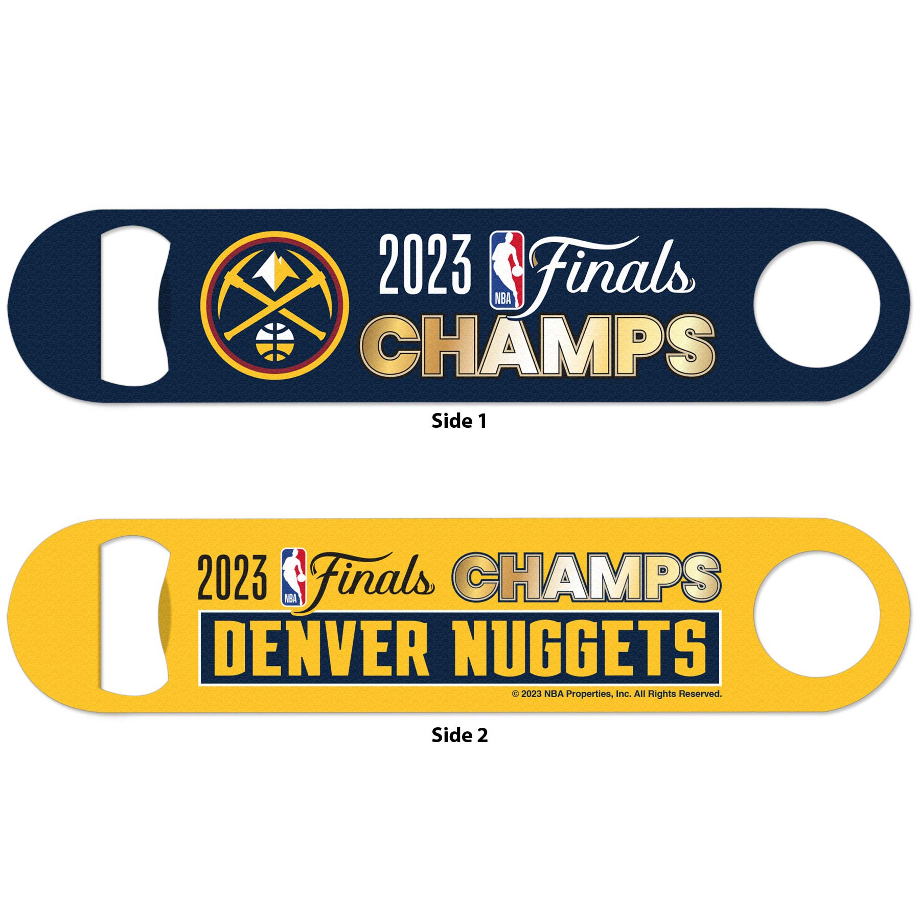 Denver Nuggets 2023 NBA Champions Metal Bottle Opener