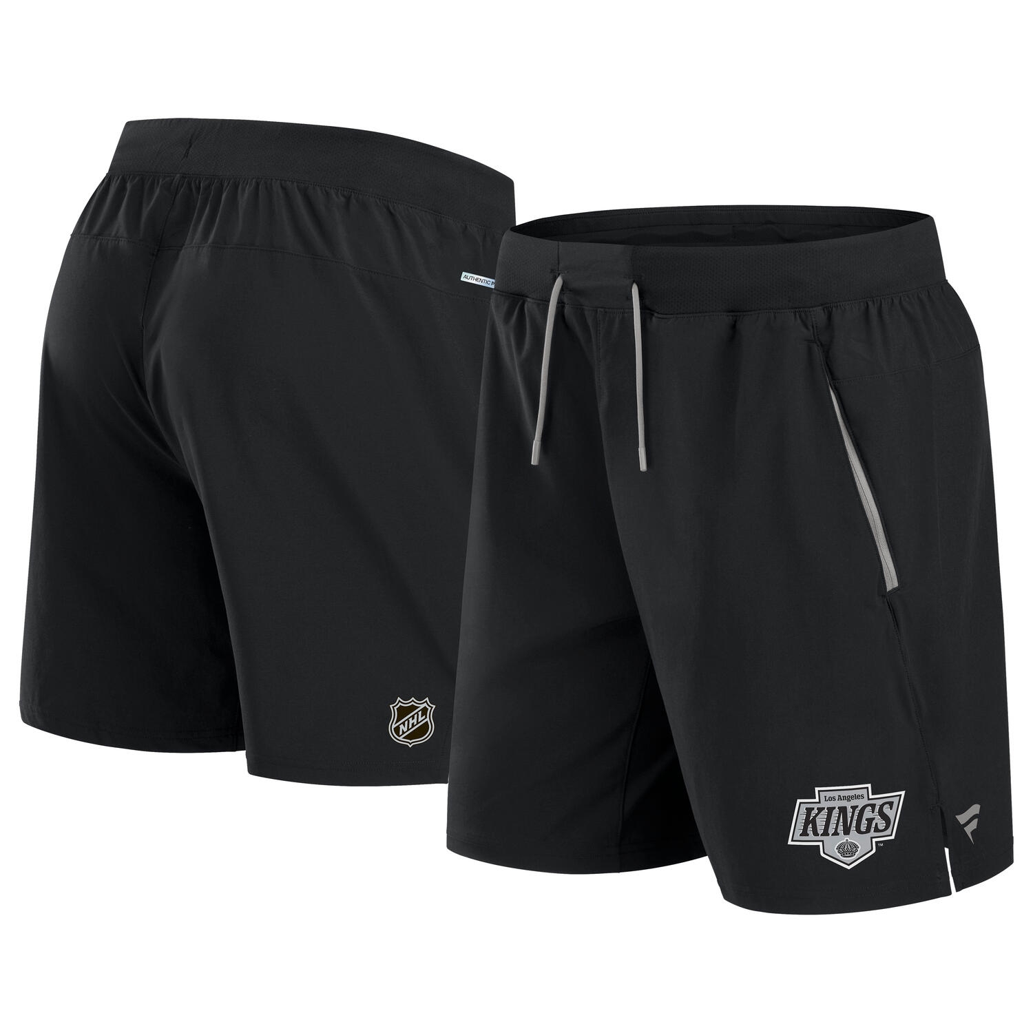 Los Angeles Kings 2024/25 Authentic Pro Locker Room NHL Shorts Schwarz