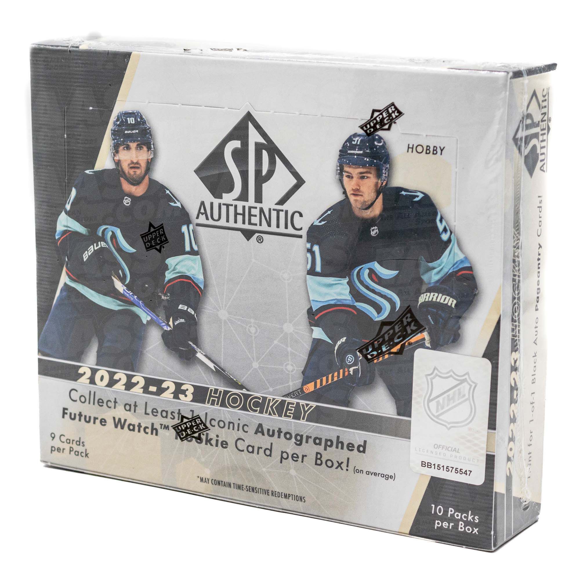 2022/23 Upper Deck SP Authentic NHL Hockey Hobby Box