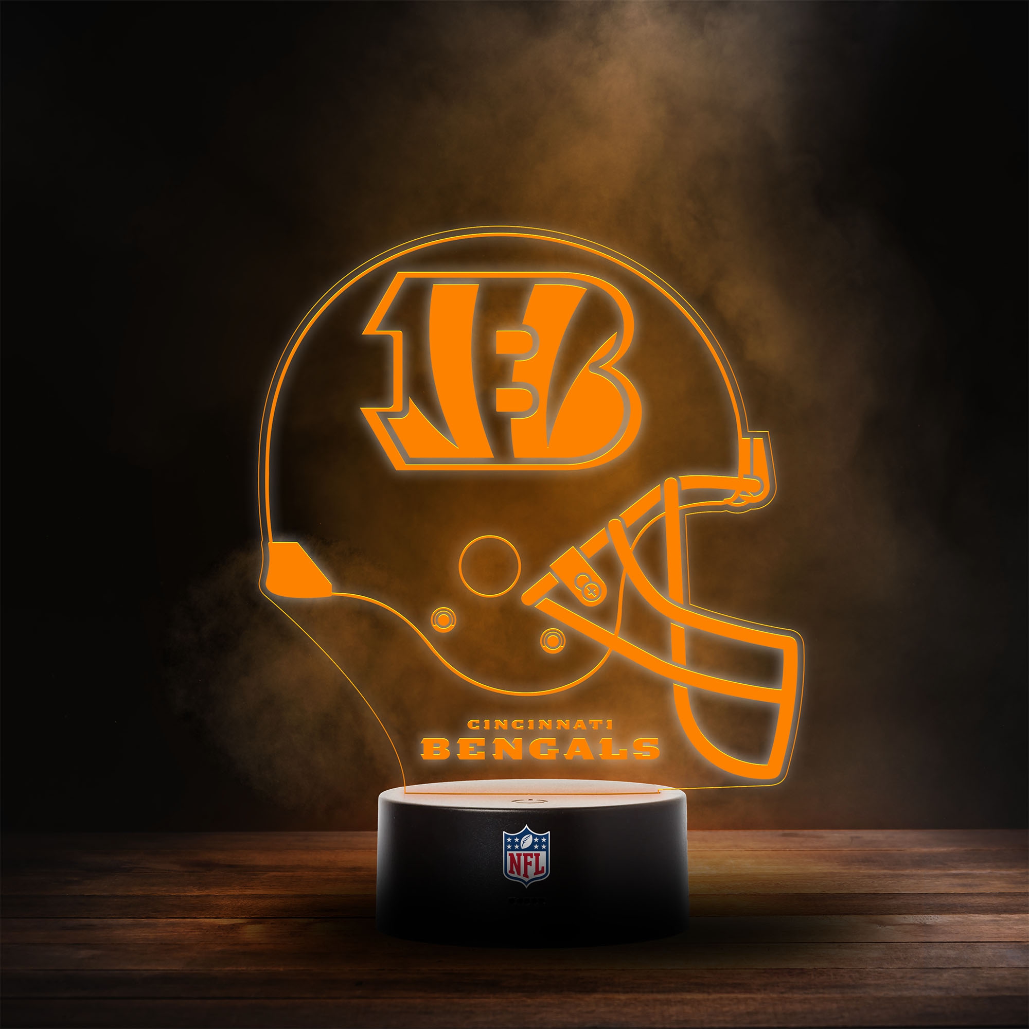 Cincinnati Bengals NFL Helmet LED-Leuchtschild