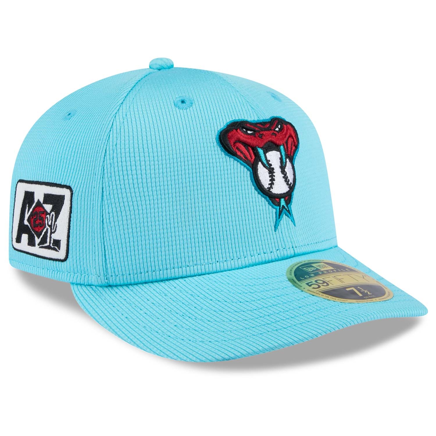 Arizona Diamondbacks 2025 MLB Spring Training Low Profile 59FIFTY Fitted Cap Aqua