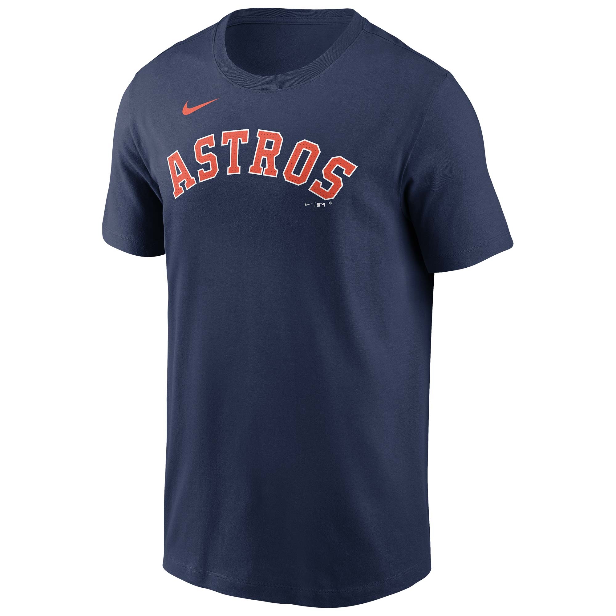 Houston Astros Fuse Wordmark Nike MLB T-Shirt Navy
