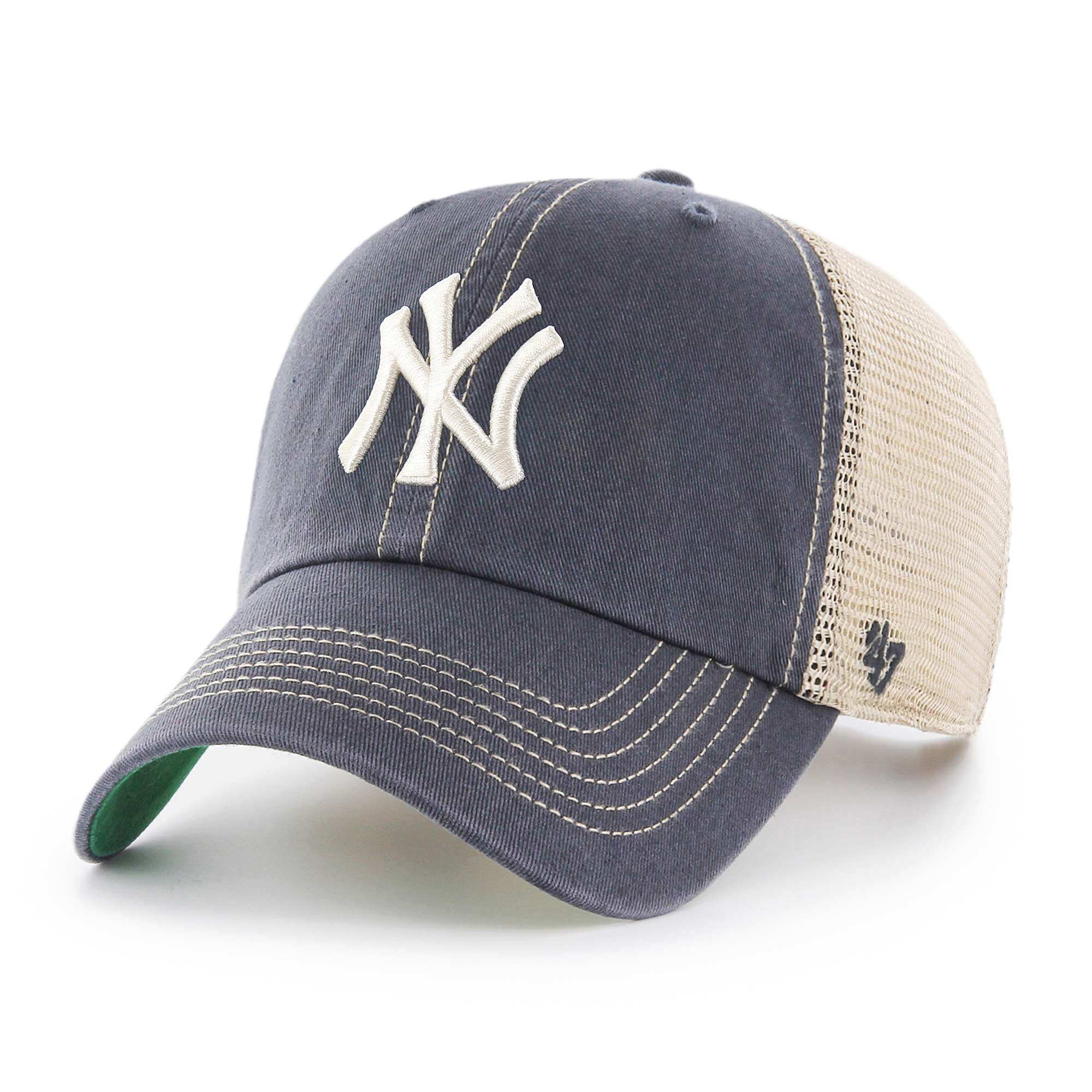 New York Yankees Trawler '47 Clean Up Trucker MLB Cap