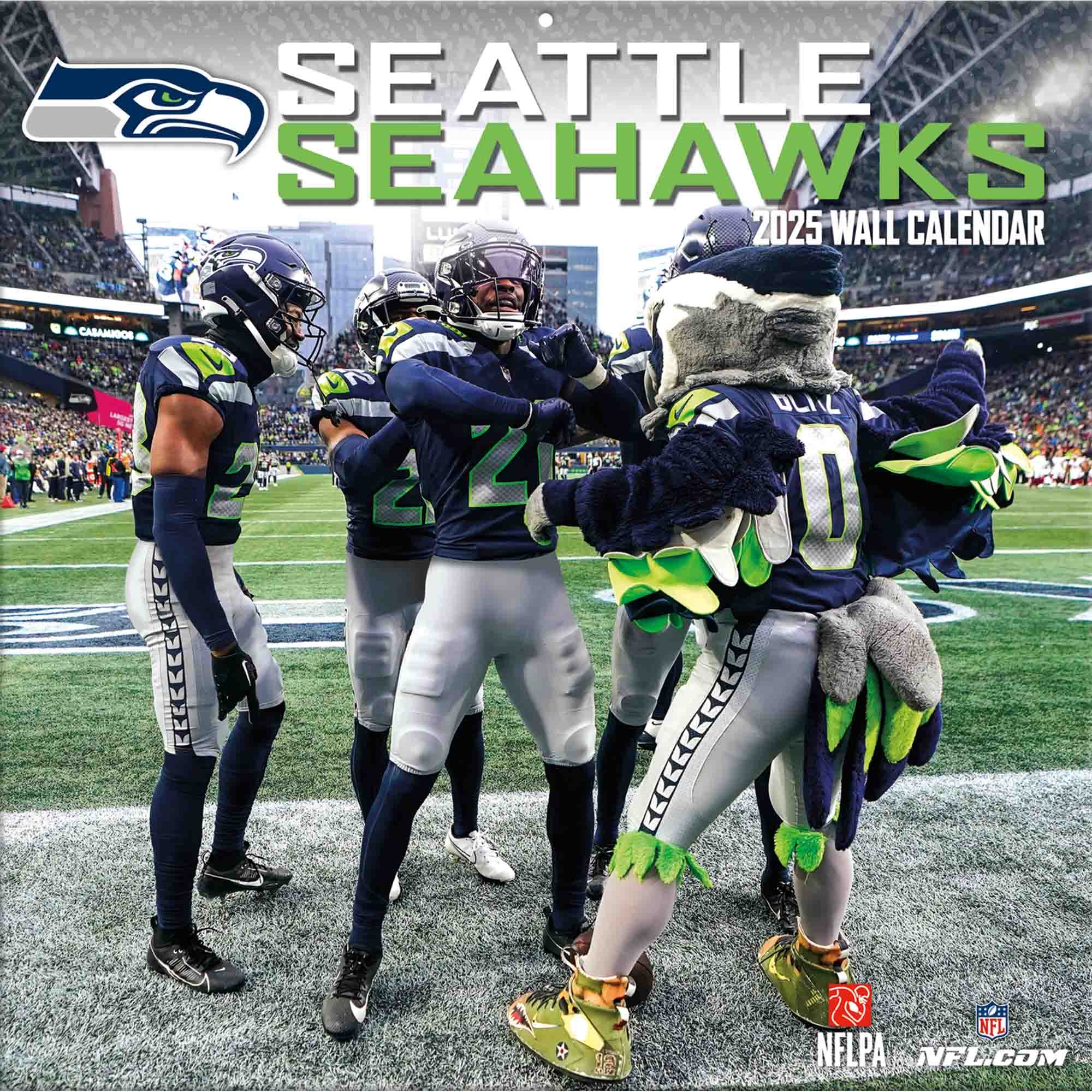Seattle Seahawks 2025 Team NFL Wandkalender