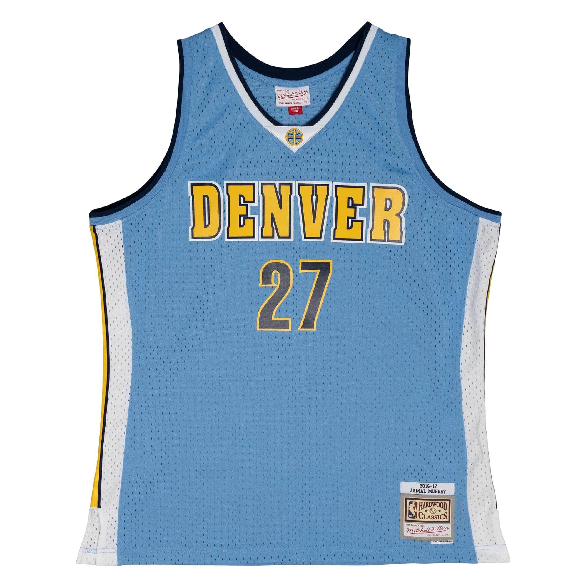 Jamal Murray #27 Denver Nuggets 2016-17 Mitchell & Ness Swingman NBA Jersey Blue