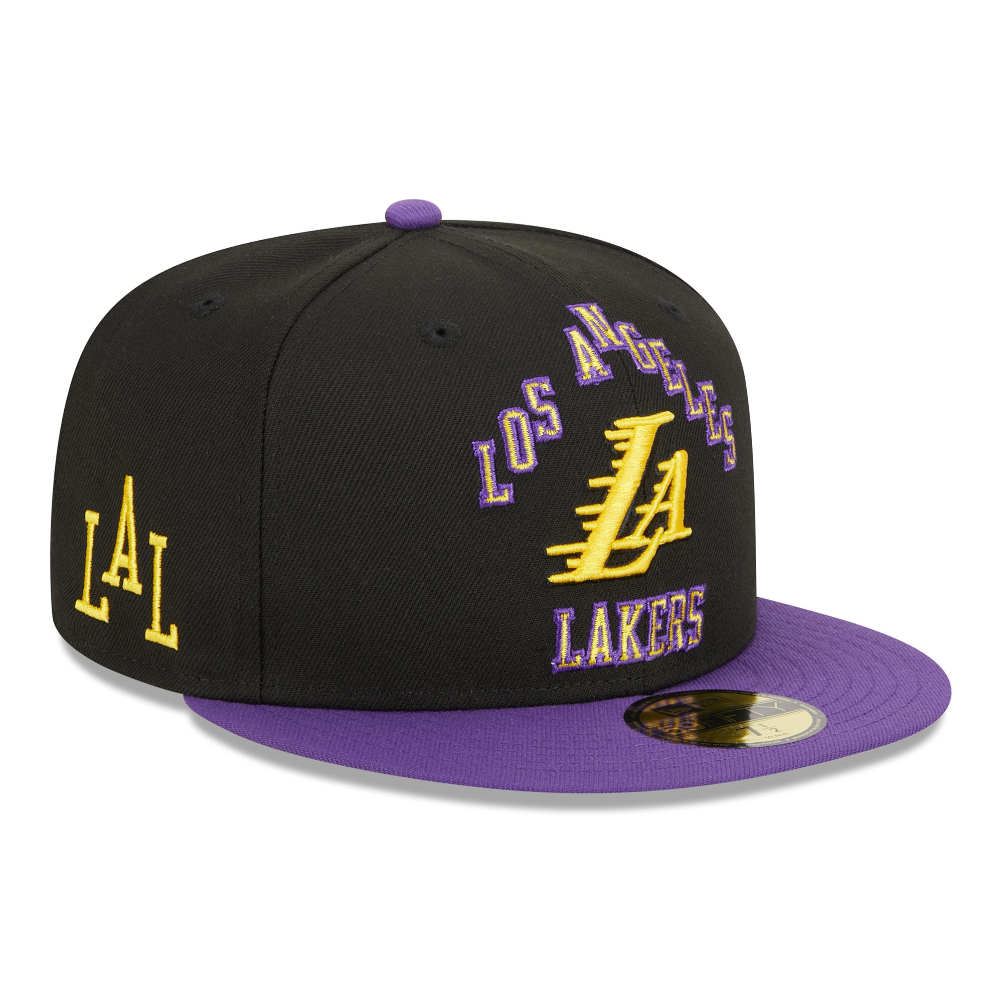 Los Angeles Lakers 2023 NBA City Edition New Era 59FIFTY Fitted Cap