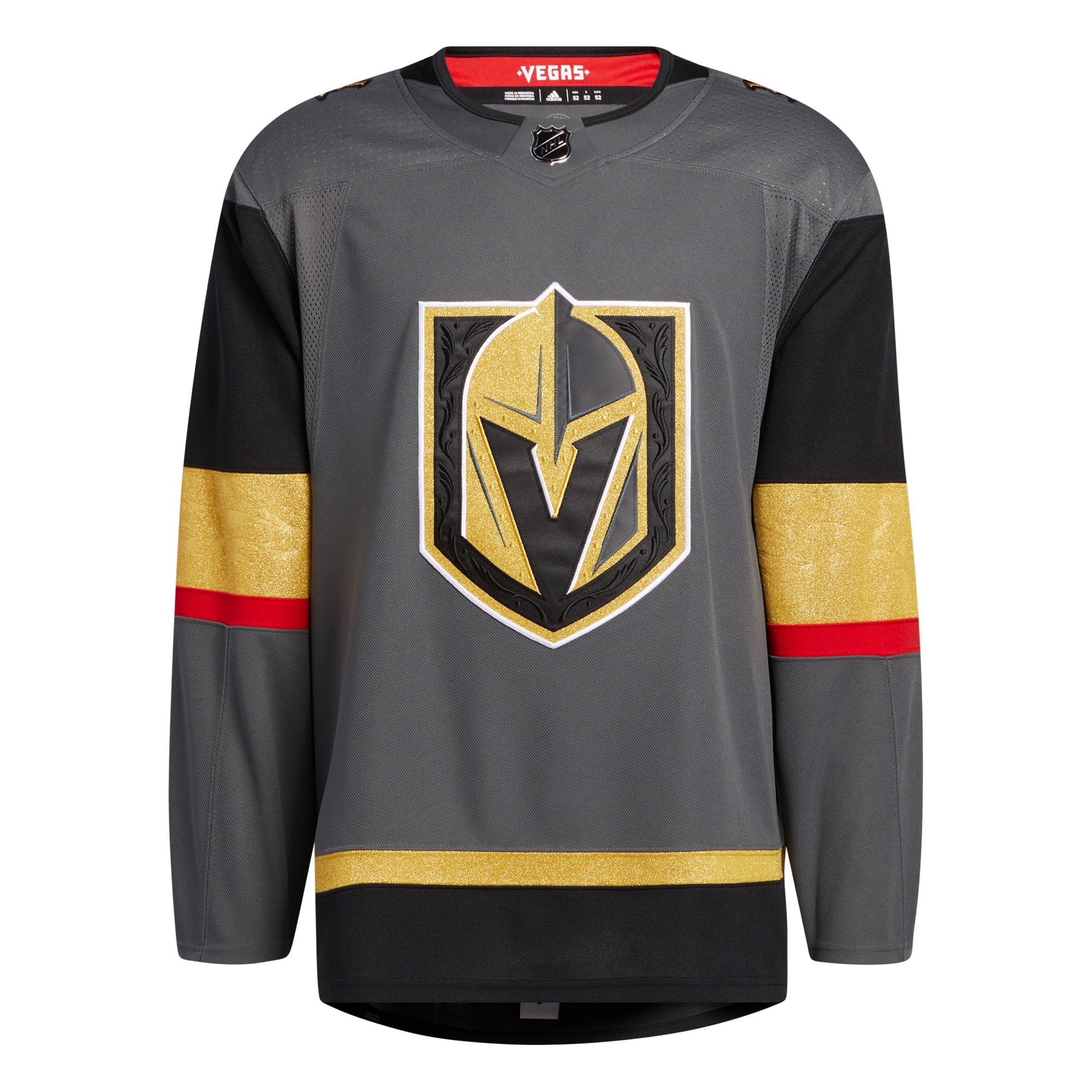 Vegas Golden Knights adidas Authentic Primegreen NHL Jersey Third Charcoal