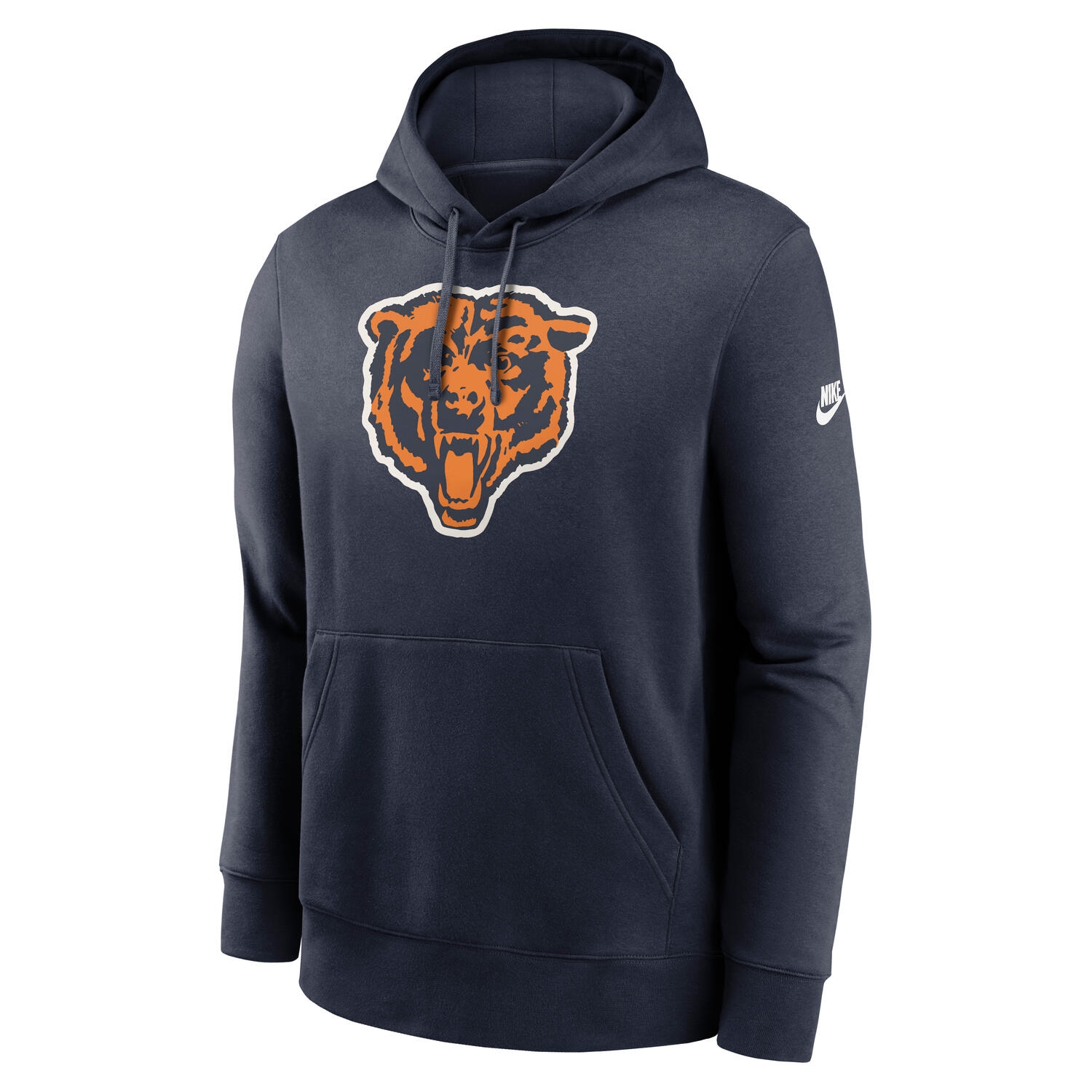 Chicago Bears Throwback Nike Club NFL Hoodie Navy