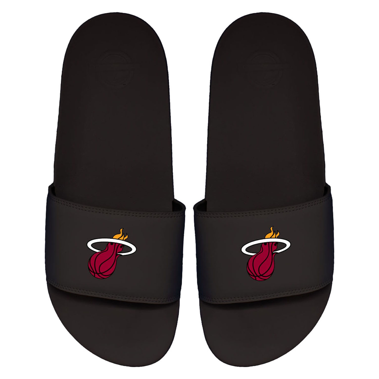 Miami Heat Primary Logo ISlide NBA Slipper Badelatschen Schwarz