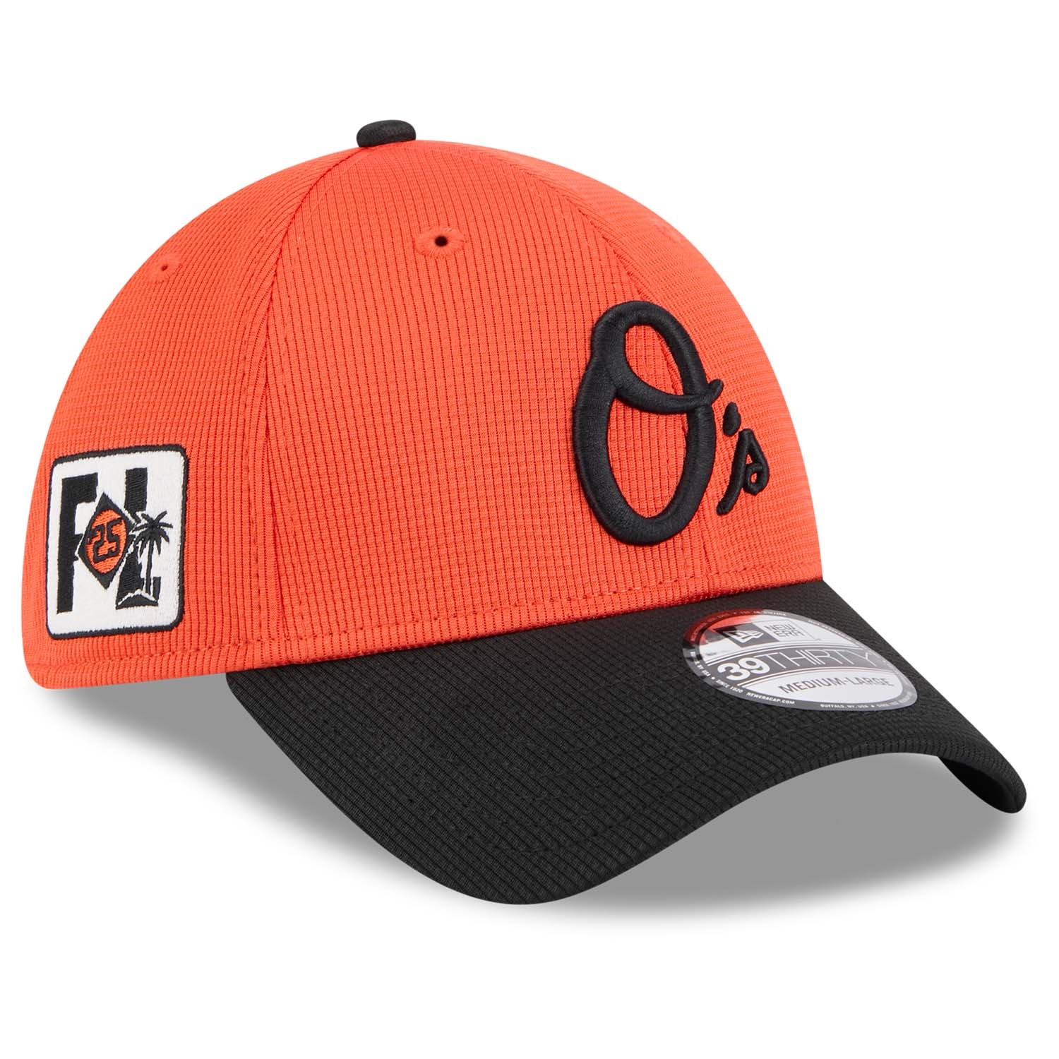 Baltimore Orioles 2025 MLB Spring Training 39THIRTY Flex Cap Orange