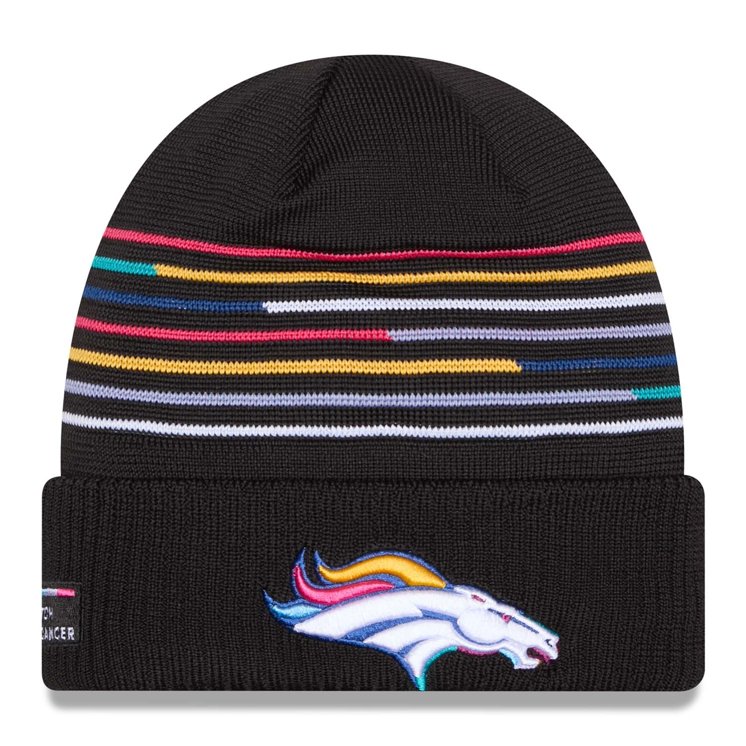 Denver Broncos 2025 NFL Crucial Catch New Era Knit Hat