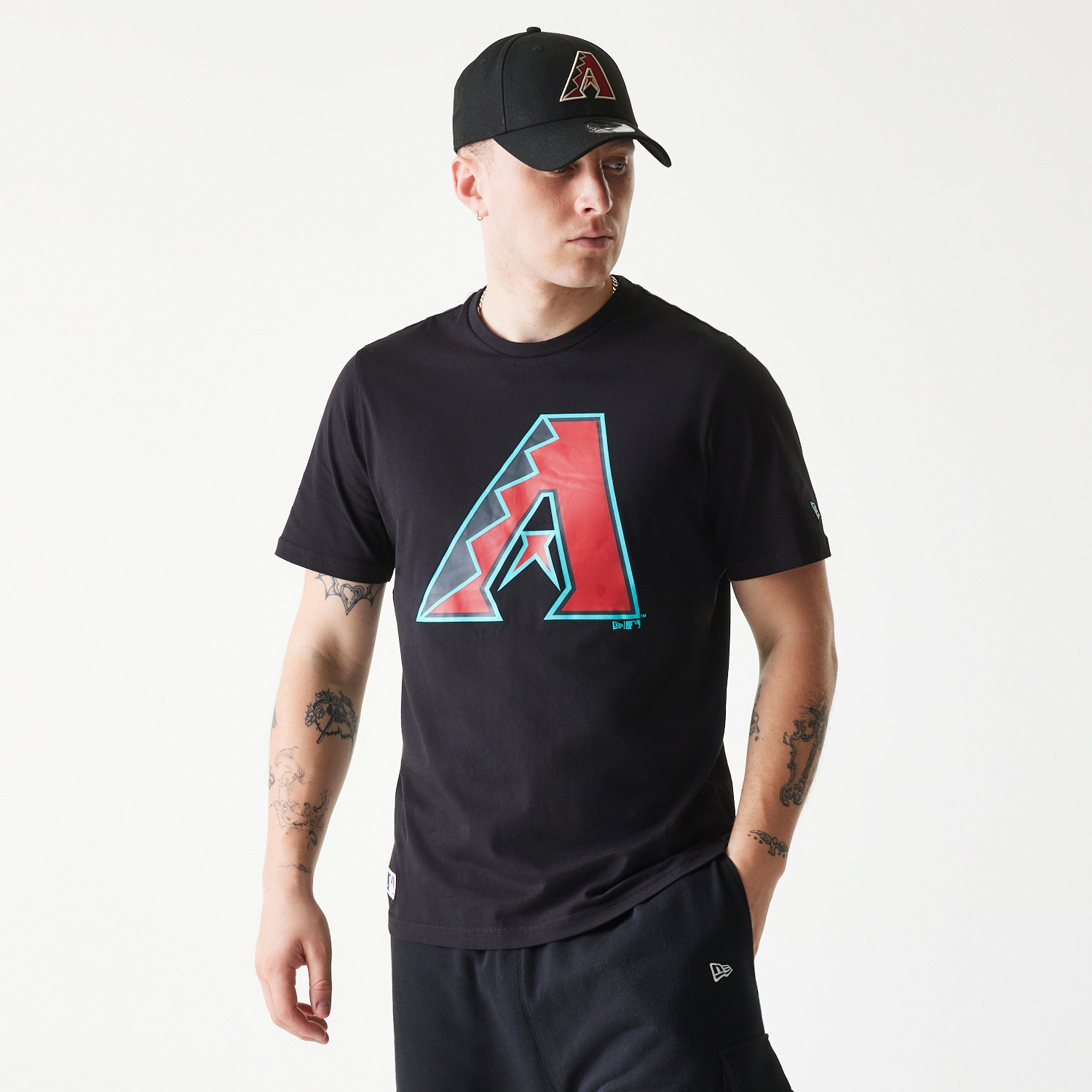 Arizona Diamondbacks Team Logo New Era MLB T-Shirt Black