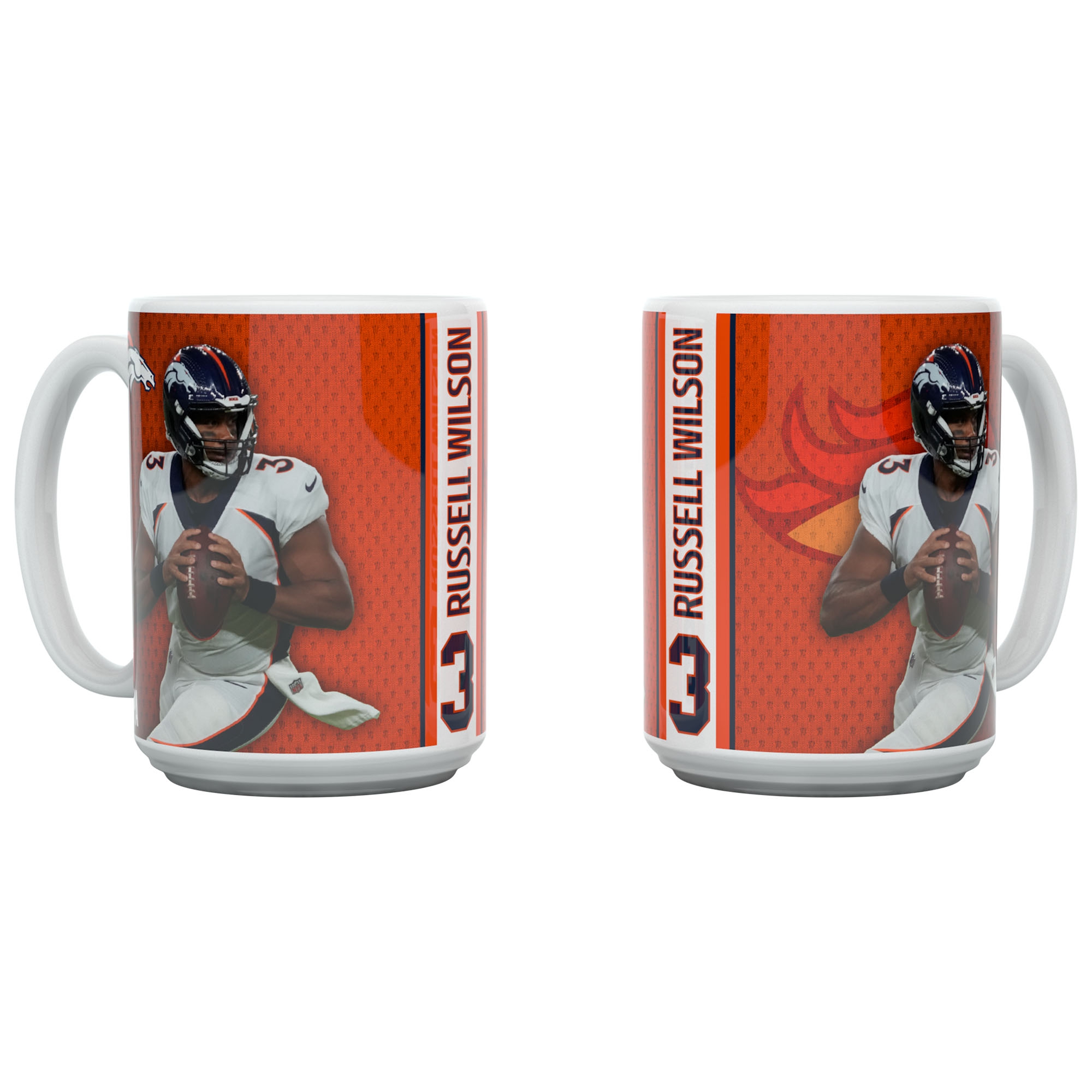 Russell Wilson Denver Broncos  Jumbo Becher (450 ml)