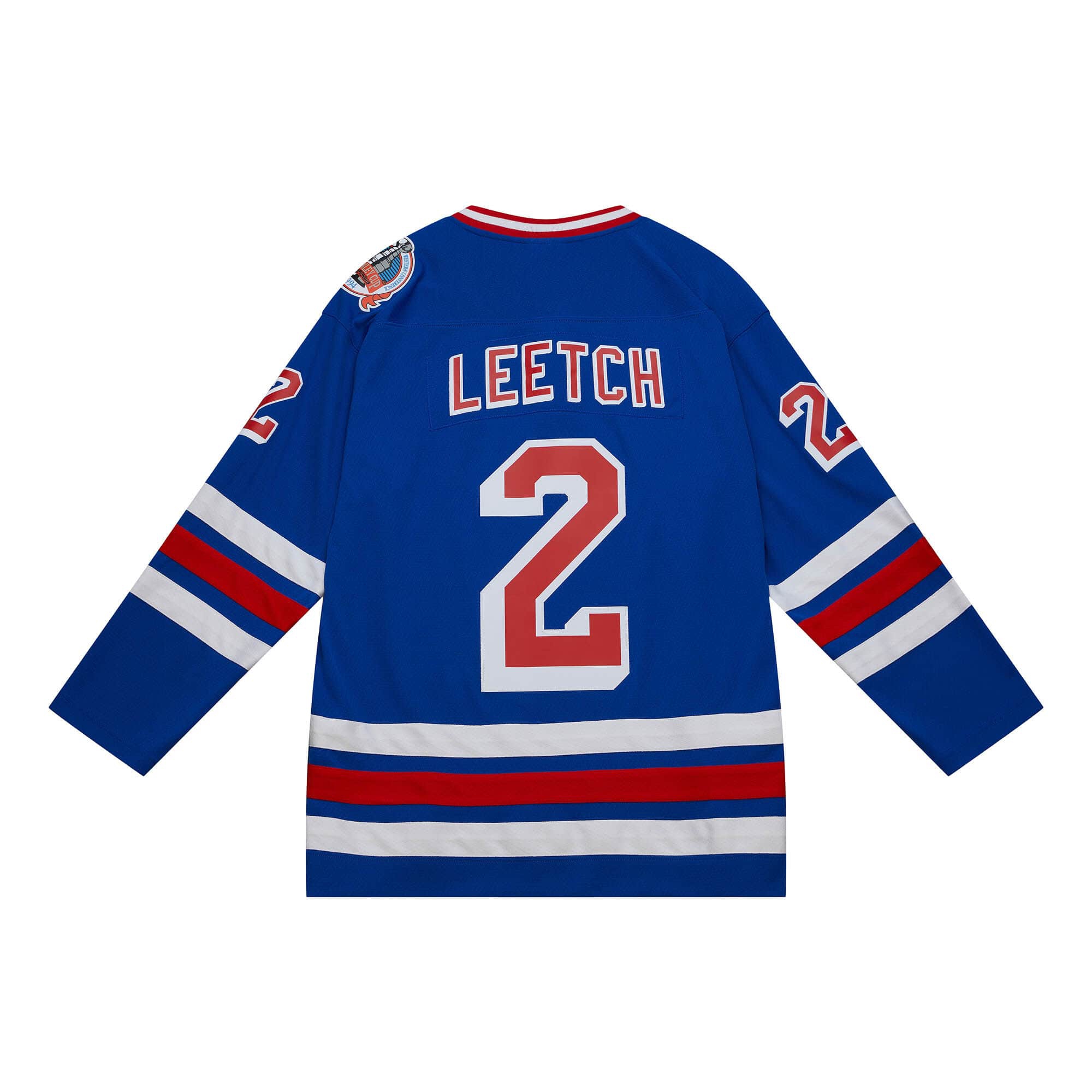Brian Leetch #2 New York Rangers 1993-94 Mitchell & Ness NHL Jersey Blue