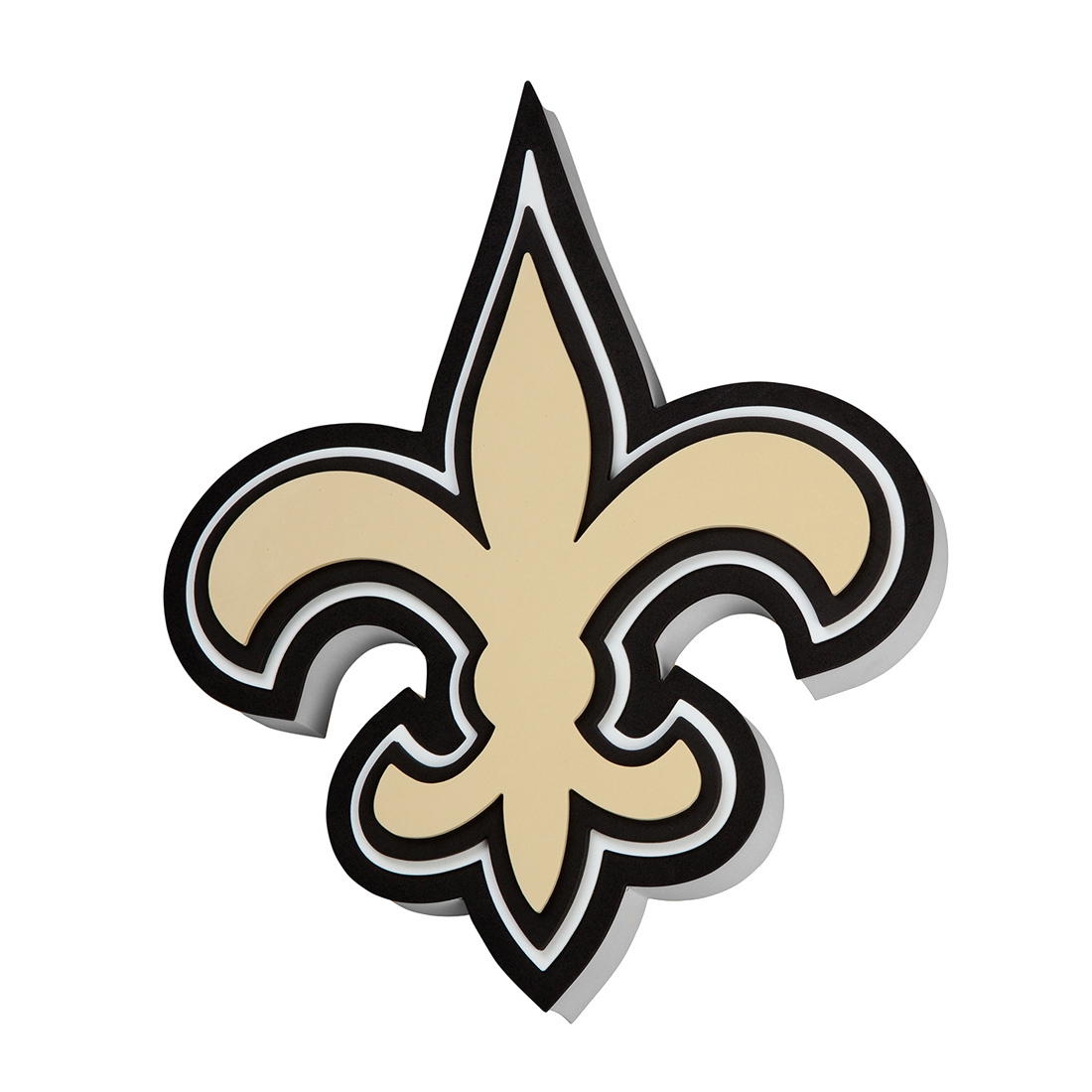 New Orleans Saints NFL 3D Foam Logo Schild
