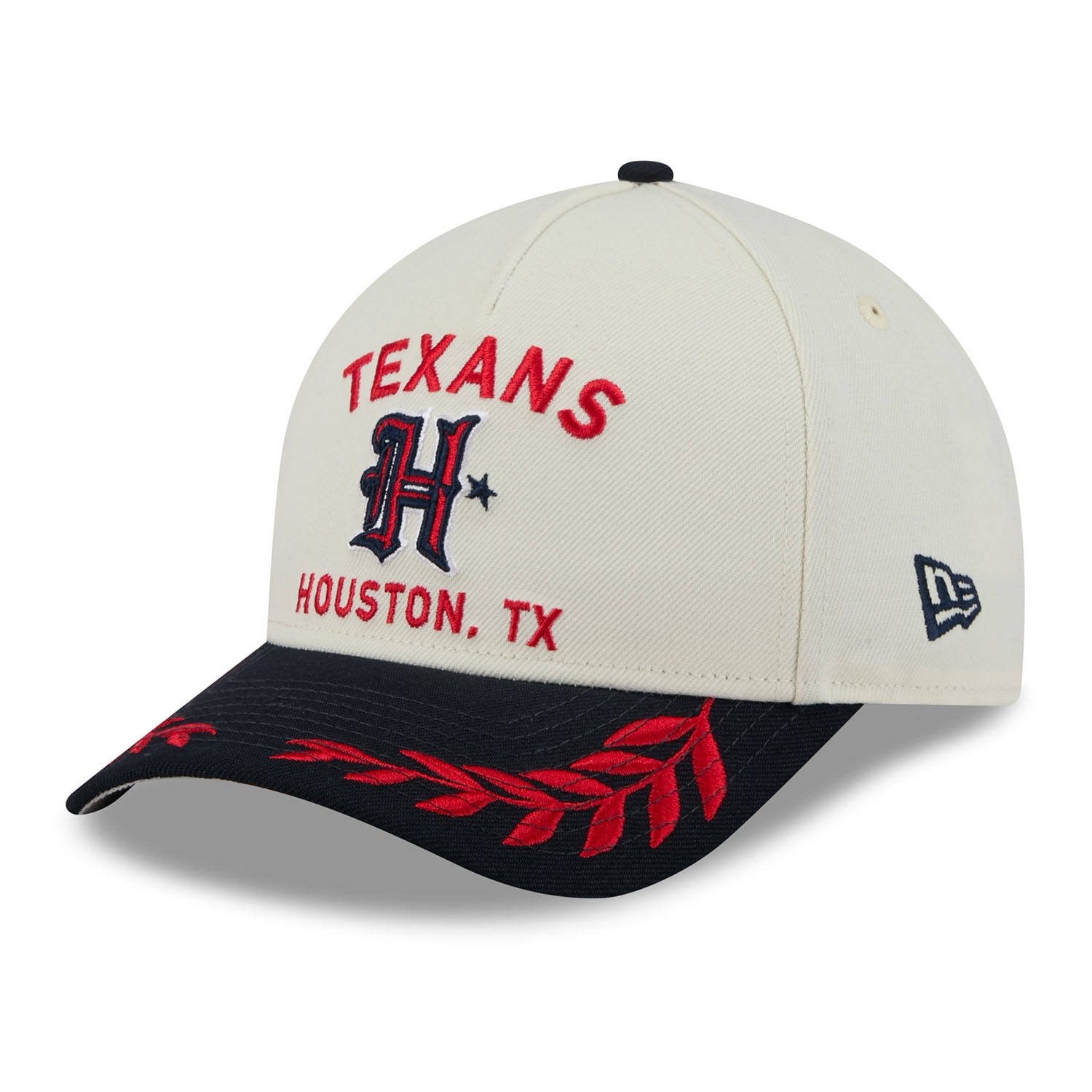 Houston Texans 2025 NFL Draft 9FORTY M-Crown A-Frame Snapback Cap Cream