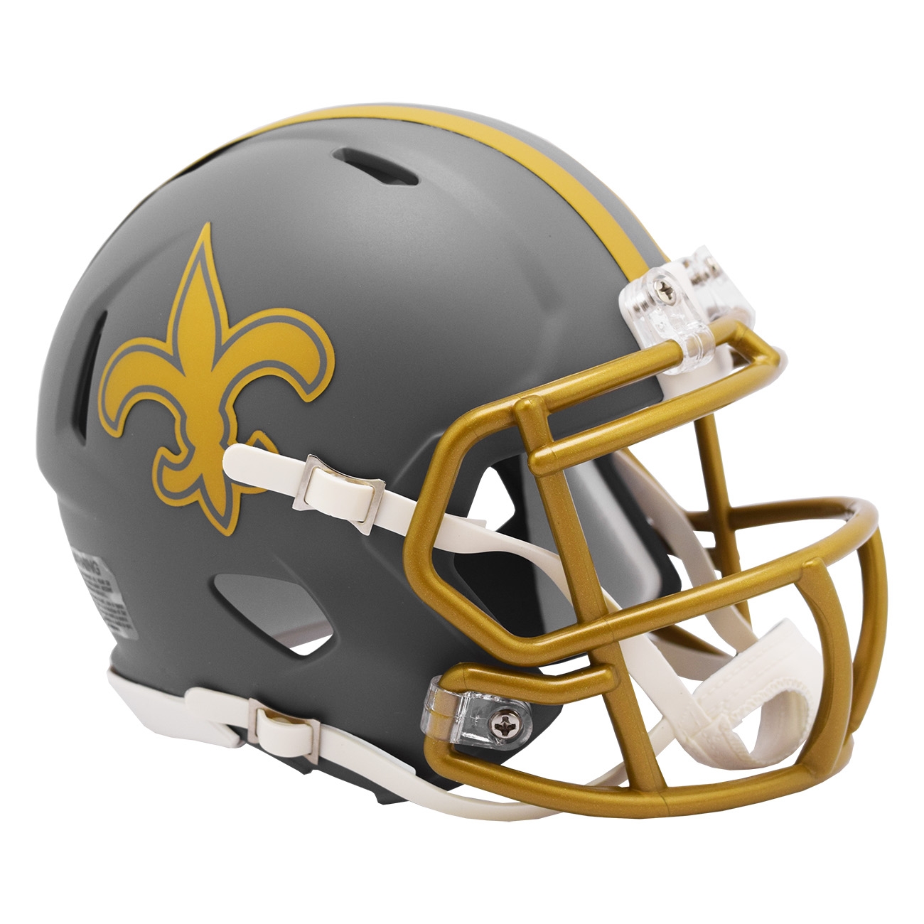 New Orleans Saints Slate Alternate NFL Speed Mini Helm