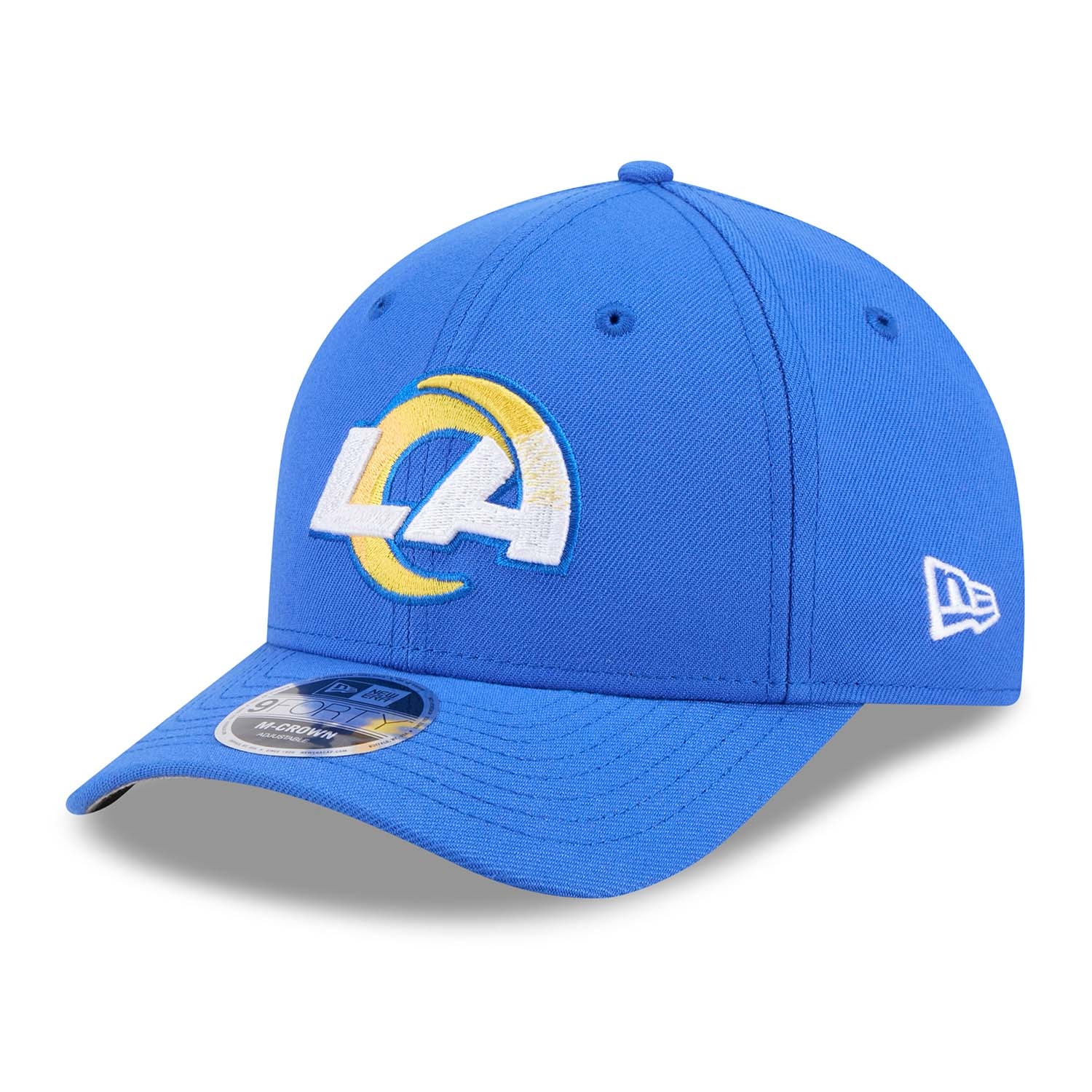 Los Angeles Rams NFL Team Logo New Era 9FORTY M-Crown Snapback Cap Blau