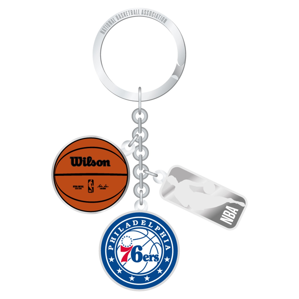 Philadelphia 76ers NBA Charm Schlüsselanhänger