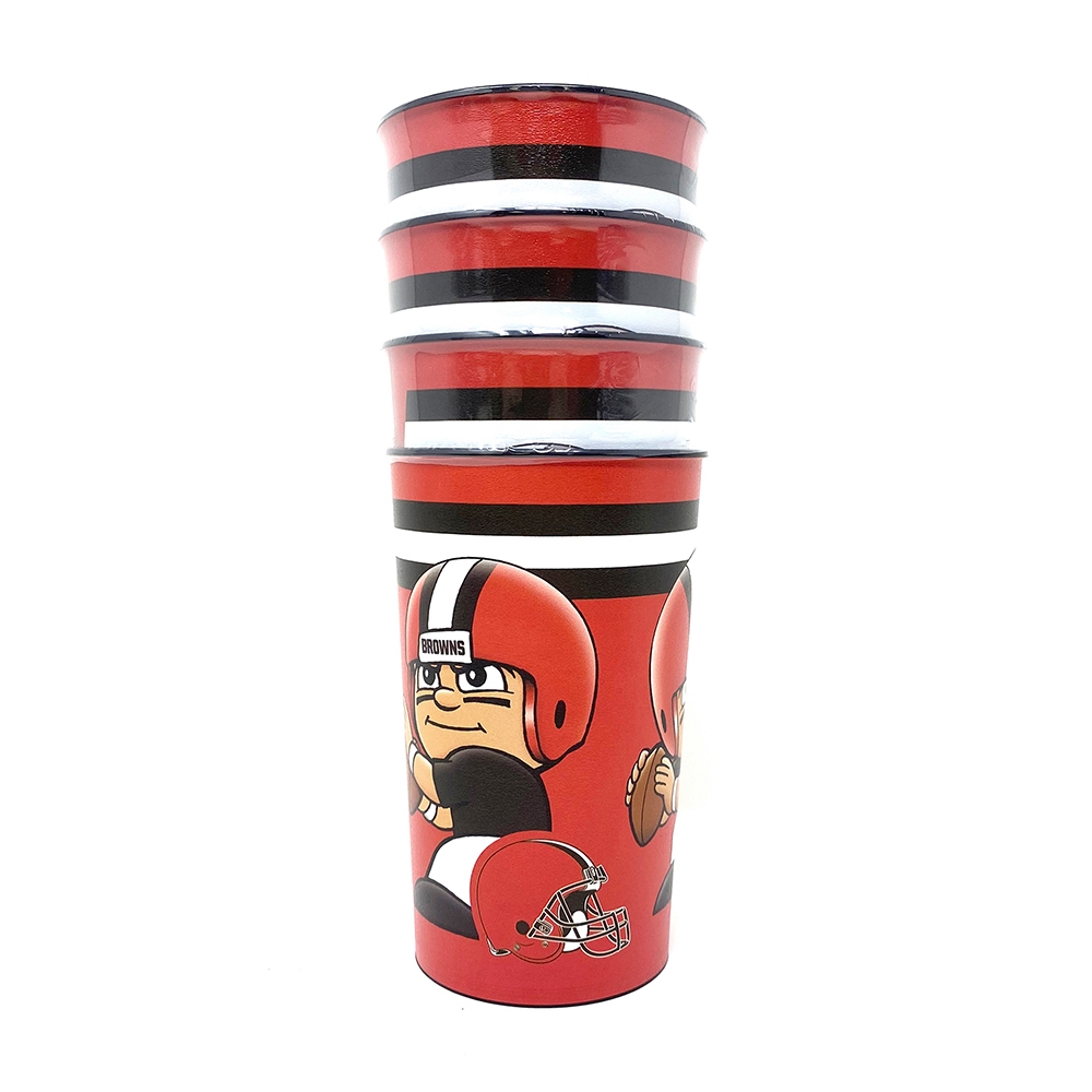 Cleveland Browns NFL TeenyMates Partybecher-Set (4 Stk.)