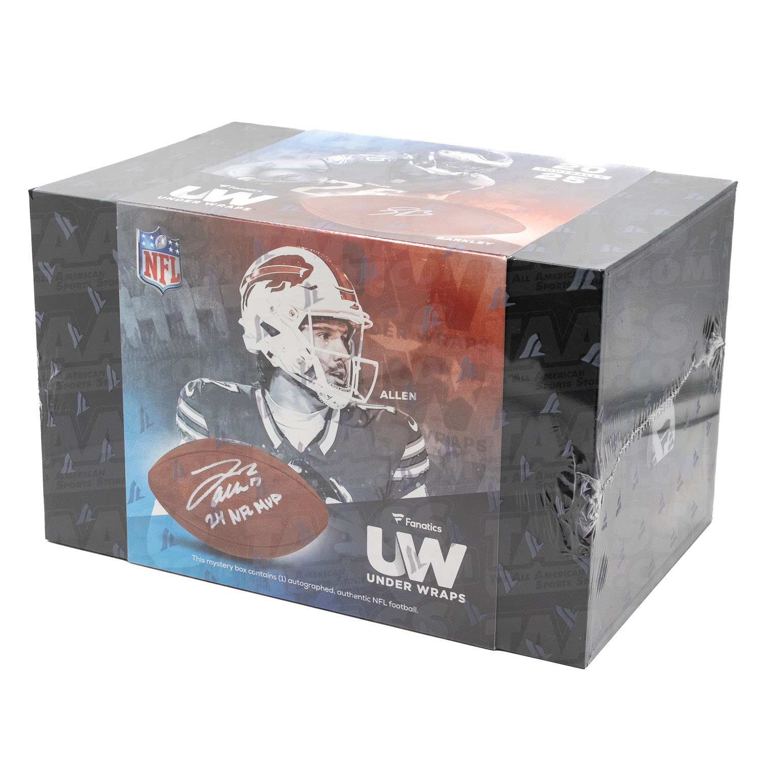 2025 Fanatics Under Wraps NFL Autographed Full Size Football Box